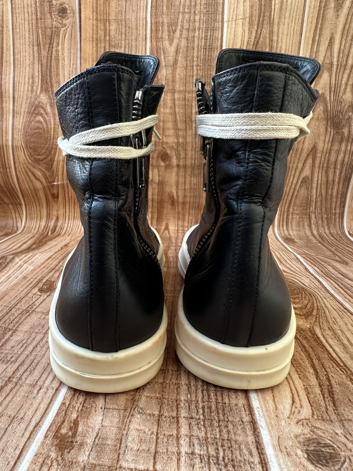 Rick Owens W18 Rick Owens Mainline Black Ramones Size US 8.5 / IT 38.5 - 14 Thumbnail