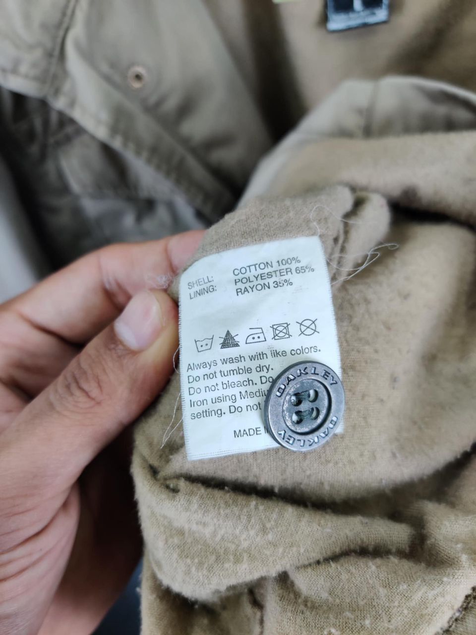 Oakley Vintage 90s Oakley Worldwide M65 Field Military Jacket Size US L / EU 52-54 / 3 - 8 Thumbnail