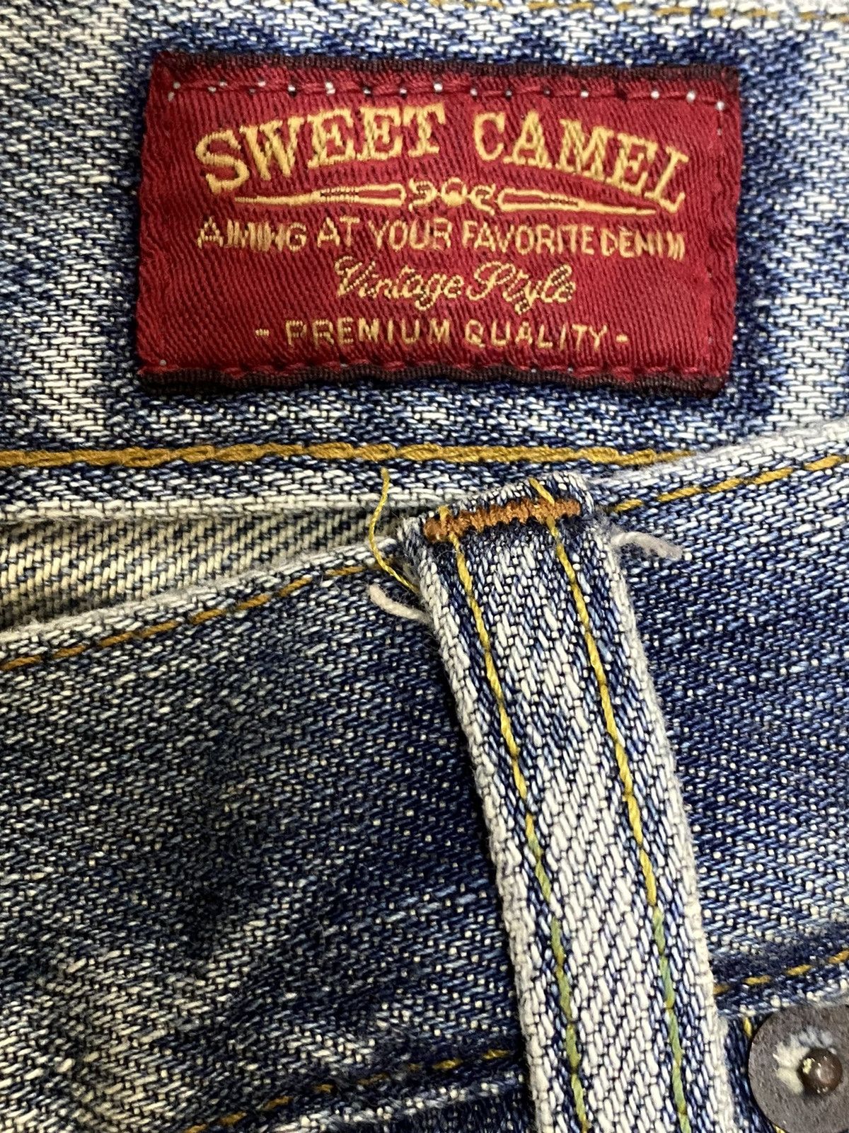 Other Vintage Style Japanese Brands Faded Wash Baggy Jeans Size US 32 / EU 48 - 7 Thumbnail