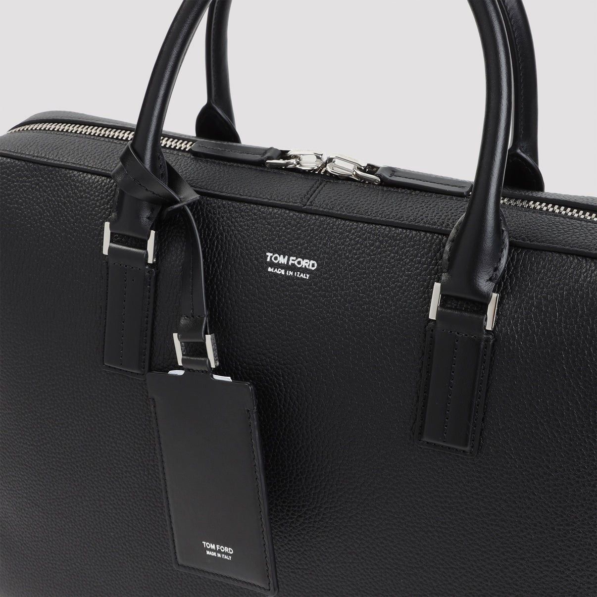Tom Ford TOM FORD Elliot Black Grain Leather Briefcase New & Authenti Size ONE SIZE - 3 Thumbnail