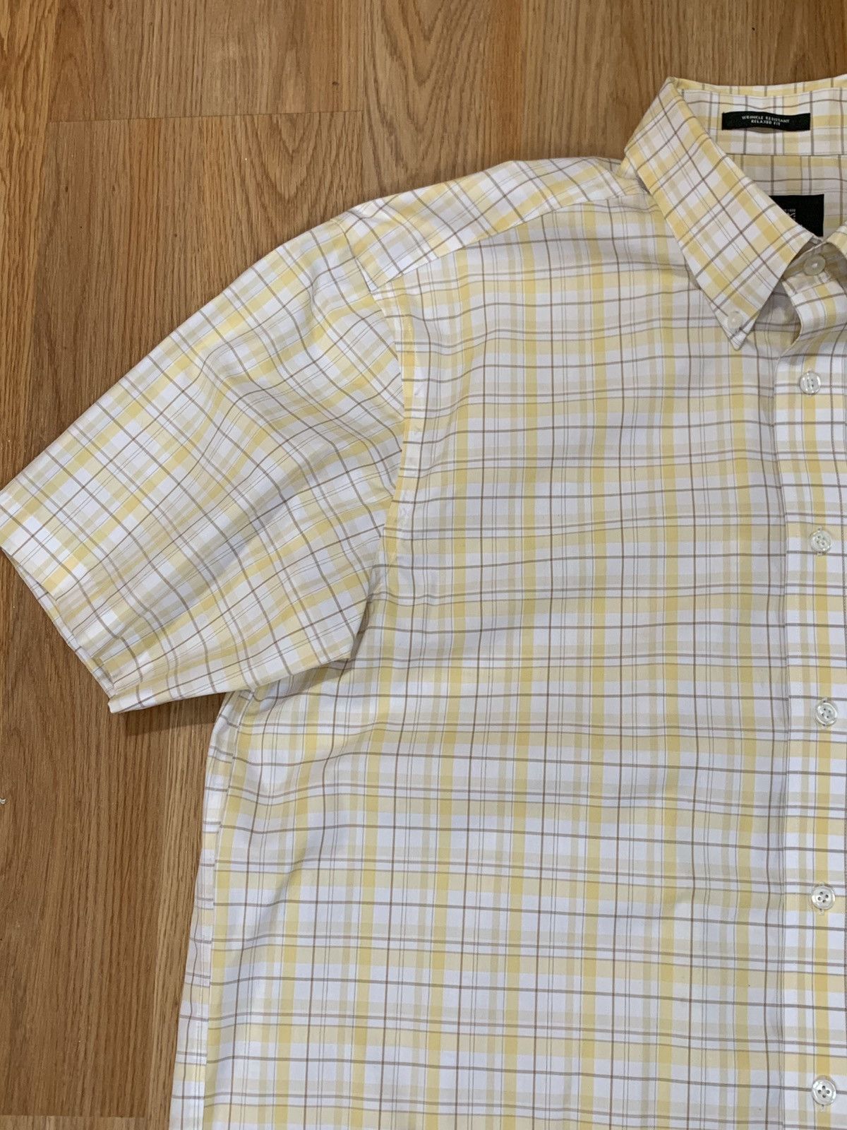 Eddie Bauer SzL-Eddie Bauer Relaxed Fit Short Sleeve Button Up Plaid Size US L / EU 52-54 / 3 - 16 Thumbnail