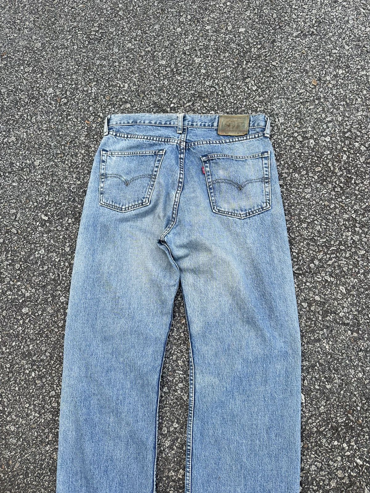 Levi's Vintage Clothing 👹Vintage Levi’s 503 Thrashed Straight Cut Jeans Size US 31 - 10 Thumbnail