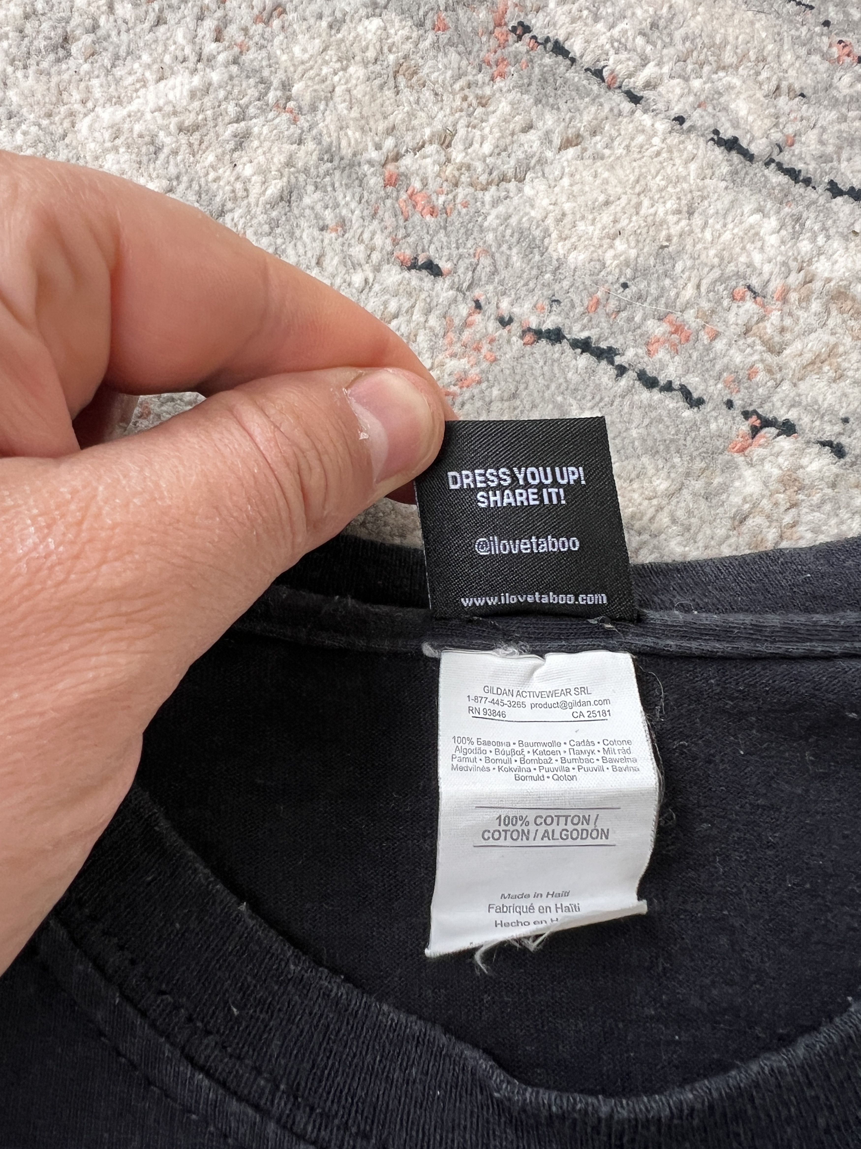 Other Taboo Prohibited Disallowed Forbidden Tee Size US L / EU 52-54 / 3 - 4 Thumbnail