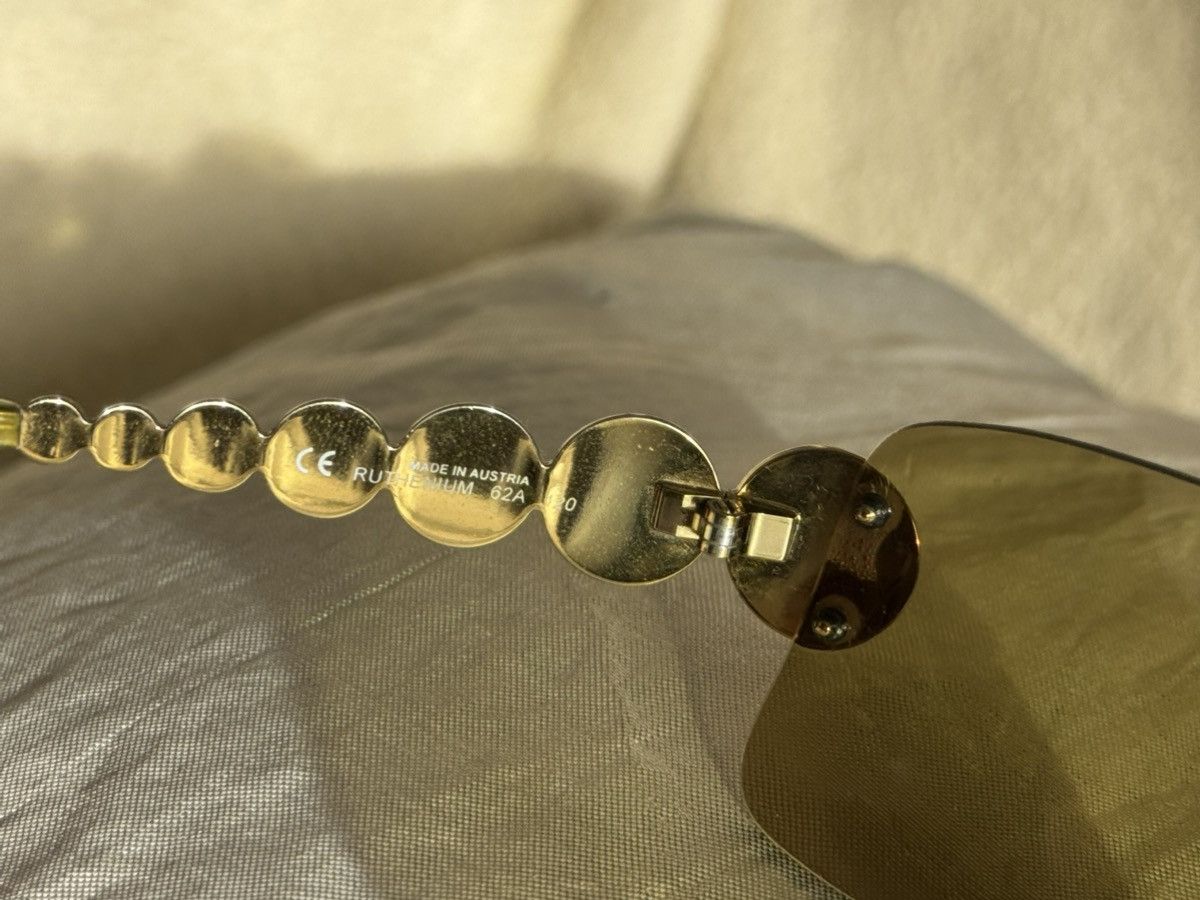 Dior Dior green y2k shield sunglasses Size ONE SIZE - 6 Thumbnail
