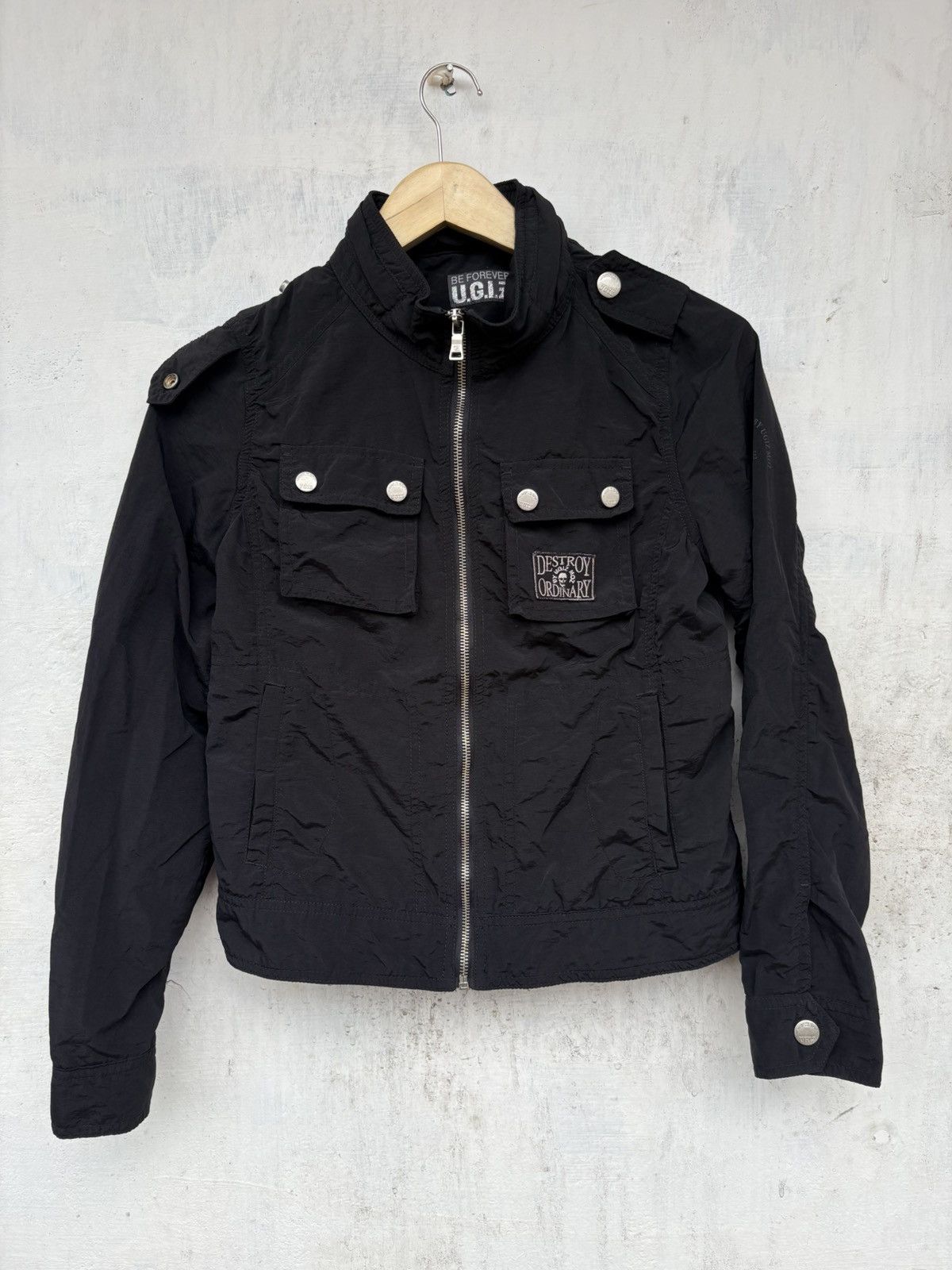 Japanese Brand UGIZ Leather Jacket Zipper Skull Japanase Brand Size US M / EU 48-50 / 2 - 1 Thumbnail