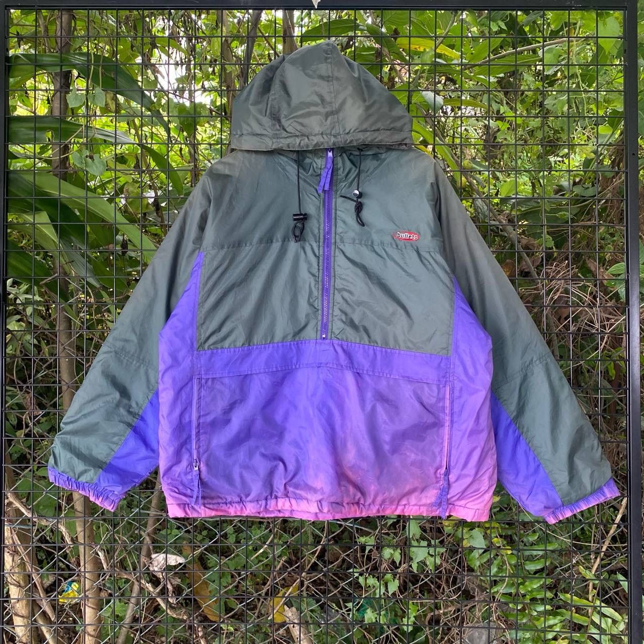 Japanese Brand × Vintage Vtg Hyper Bullets Multi Colour Half Zipper Size US L / EU 52-54 / 3 - 1 Thumbnail