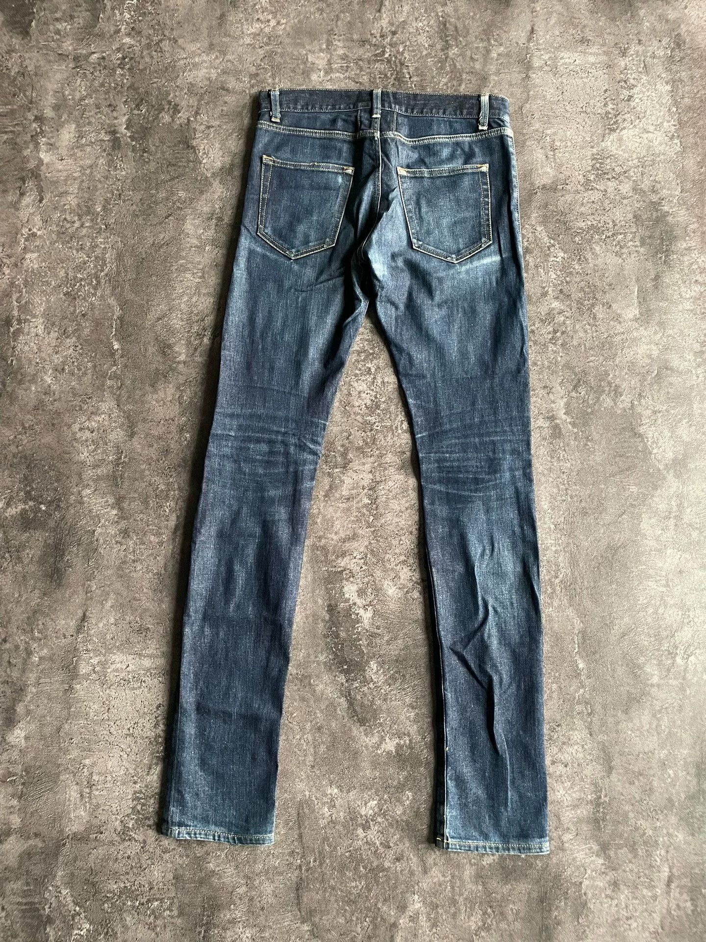 Saint Laurent Paris Saint Laurent Deep Blue Denim Pants Size 29. Size US 29 - 2 Thumbnail