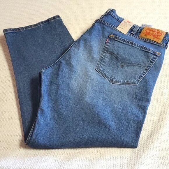 Levi's Levi's 505 Regular Stretch Straight Sz. 40x30 Blue Jeans wit Size US 40 / EU 56 - 1 Thumbnail