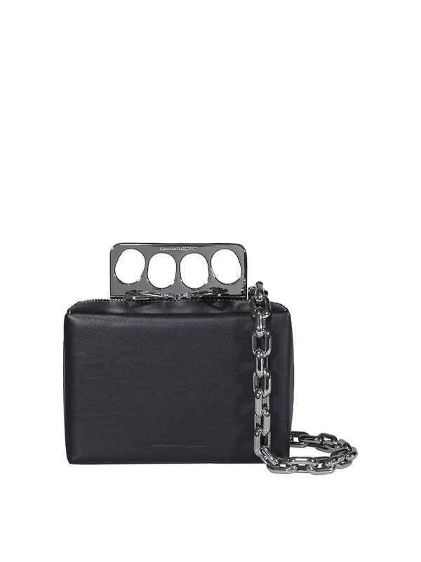 Alexander McQueen o1w1db10725 Size: OS/The Grip Mini Bag in Black Size ONE SIZE - 1 Thumbnail