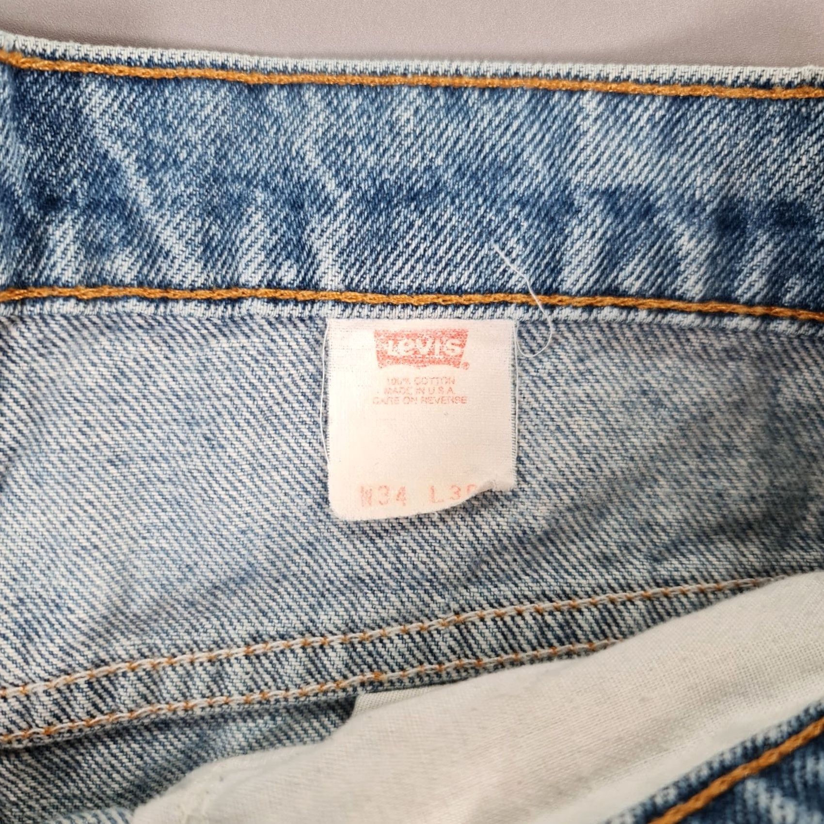 Levi's VINTAGE Levi's 517 Jeans Mens Blue W34 L27 Bootcut Made In USA 90s Denim Pants 5-Pocket Design Women or Mens? Size US 34 / EU 50 - 6 Thumbnail