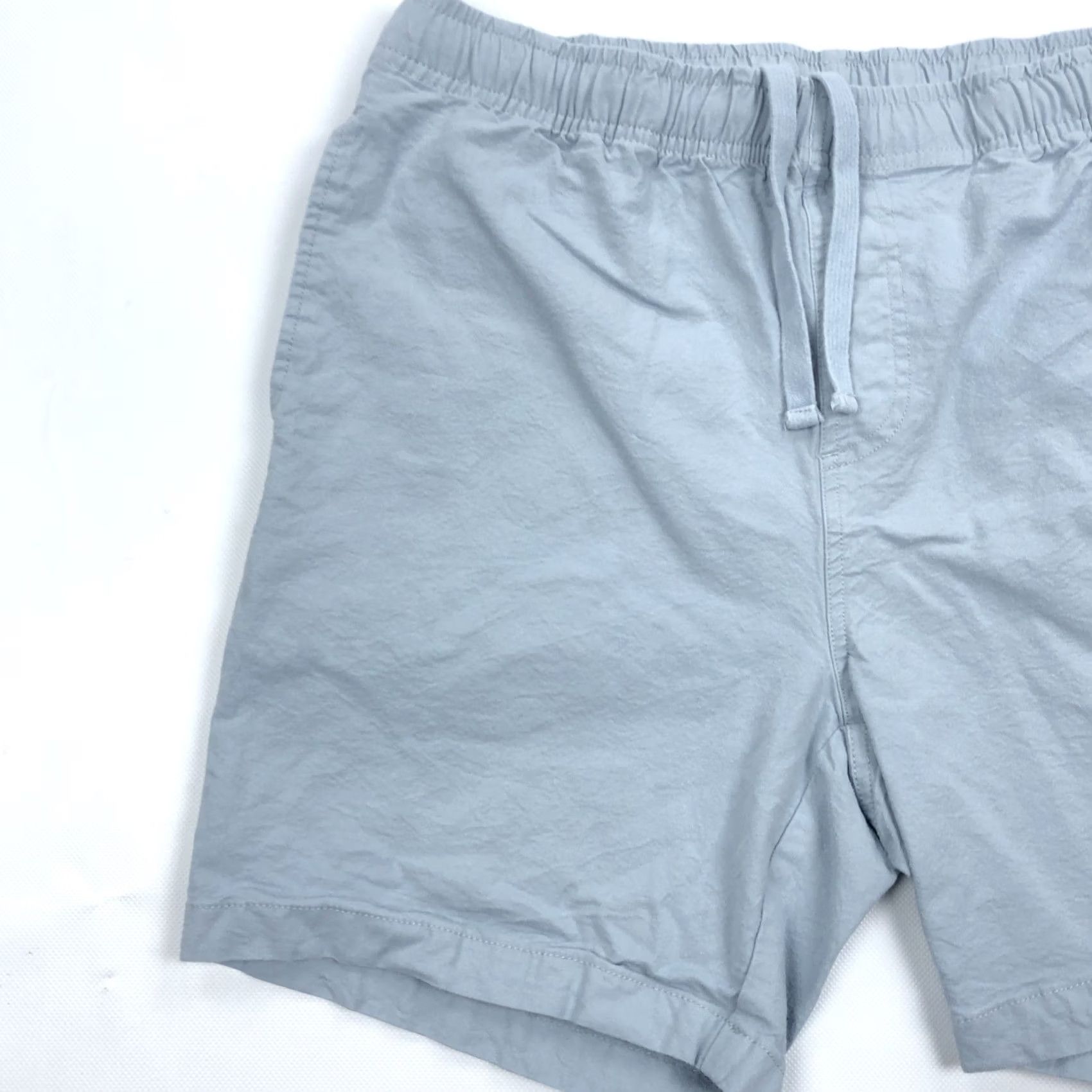 Vintage Free Fly Men's Light Blue Shorts L Canvas Stretch Elastic Waist Casual Activewear 32-36 in Waist Size US 33 - 2 Thumbnail