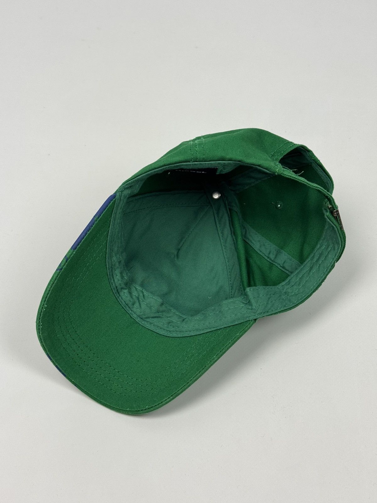 Diesel Y2K Diesel Bug Logo Face Graphic Strap Back Cap Hat Size ONE SIZE - 8 Thumbnail