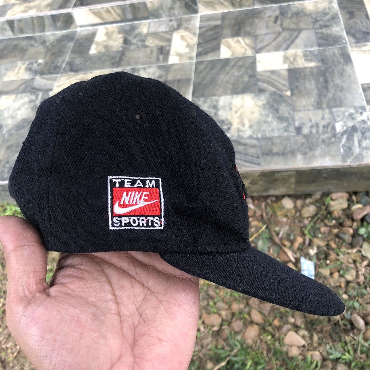Nike Vintage 90s Nike Rare Big Logo Cap Size ONE SIZE - 3 Thumbnail