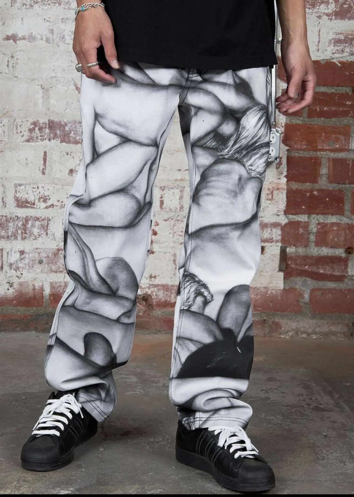 Pleasures Pleasures Orgy Denim Pant – Dan Witz Size US 30 / EU 46 - 4 Thumbnail