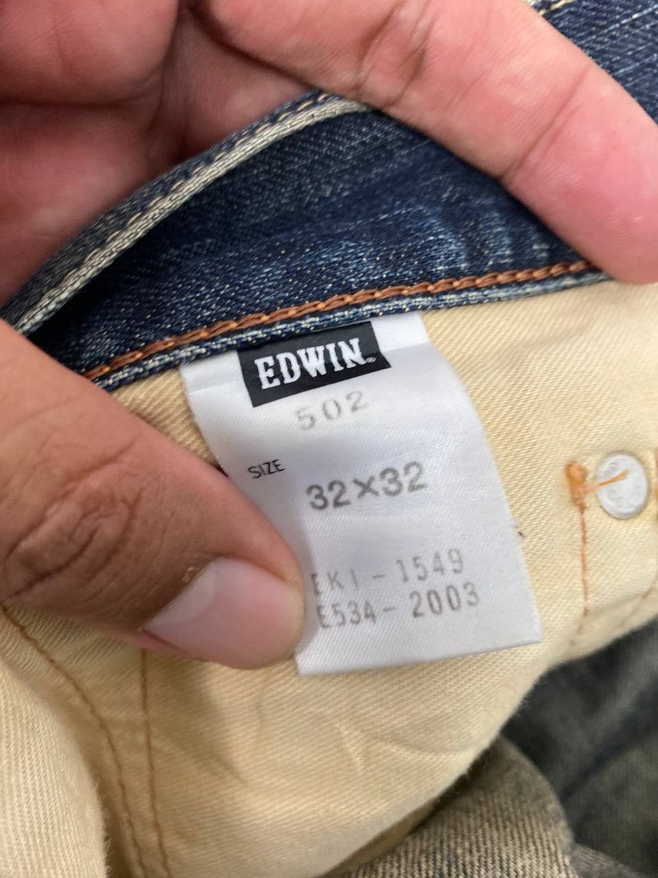 Edwin vintage edwin 502 made in japan nice design Size US 35 - 12 Thumbnail