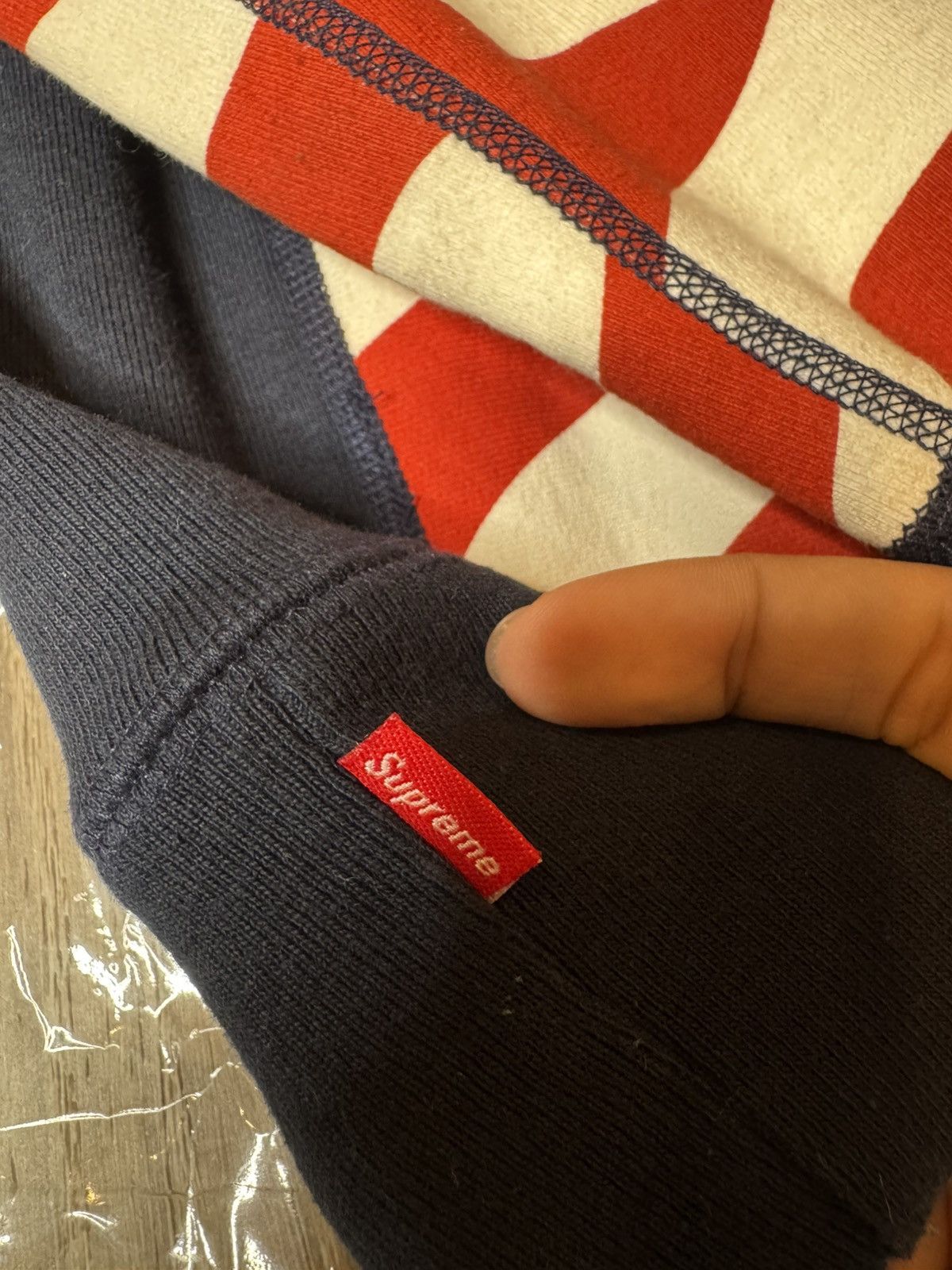 Supreme Supreme Box Logo Hoodie FW14 Size S American Flag Pattern Size US S / EU 44-46 / 1 - 11 Thumbnail