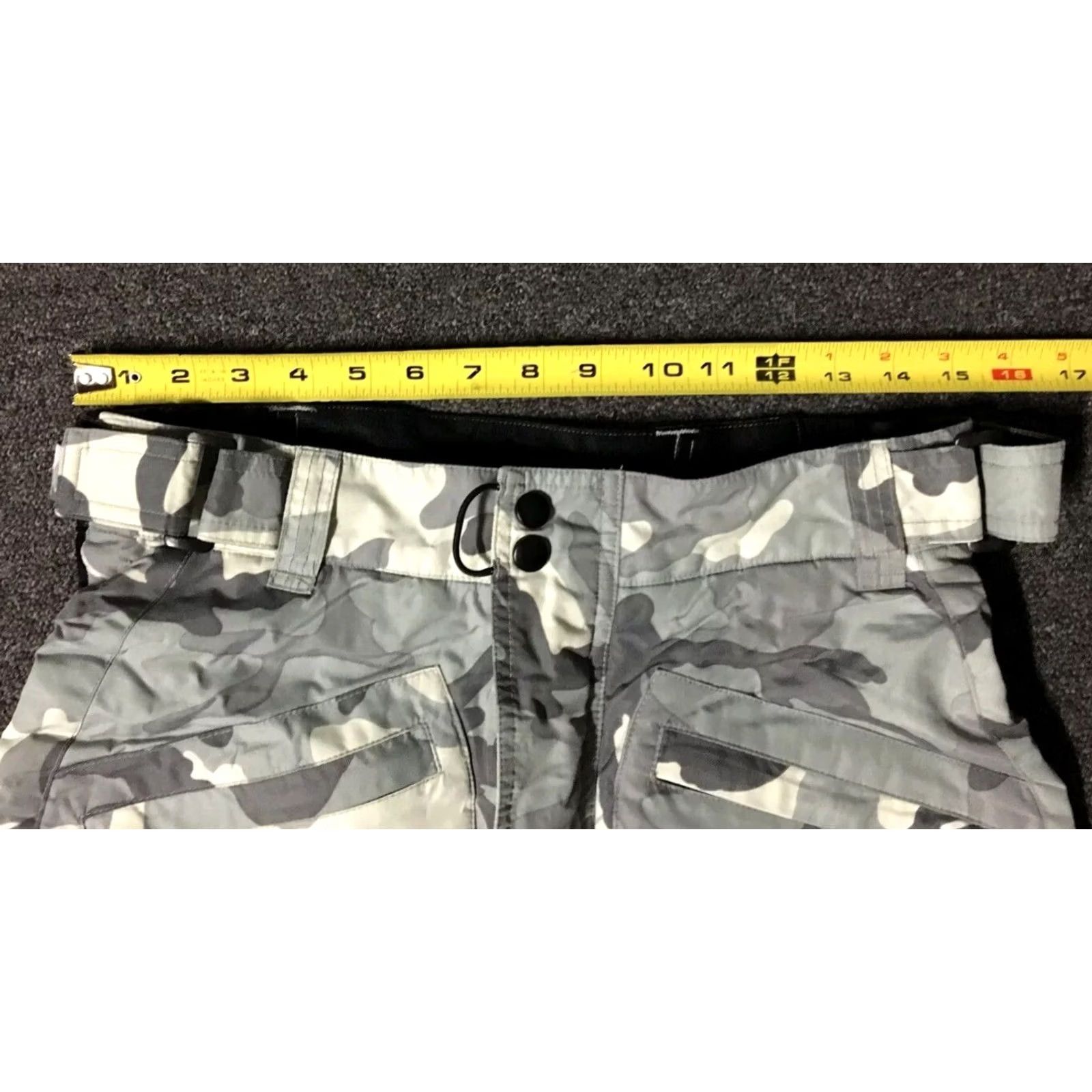 World Industries VINTAGE World Industries Snow Camo Pants Ski Skateboards S 90s Mens Size US 29 - 7 Thumbnail