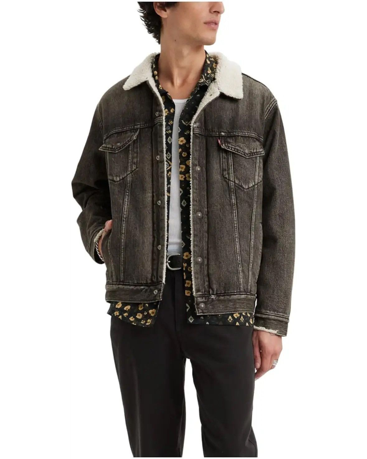 Levi's Levi’s Dark Salt Lake Sherpa Size US M / EU 48-50 / 2 - 7 Thumbnail