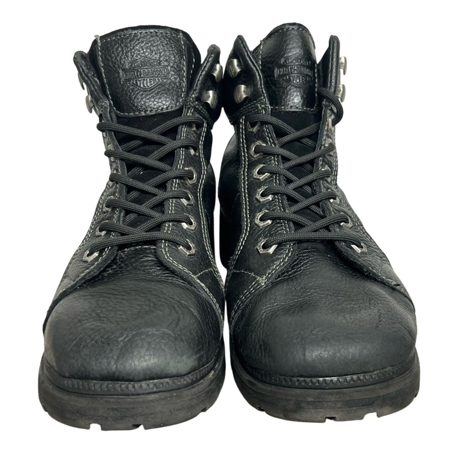 Harley Davidson Harley Davidson Womens Tyler 4-Inch Lace Chukka Boots Black Size US 11 / IT 41 - 3 Thumbnail