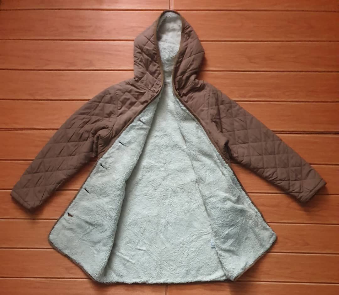 Dsquared2 Samansa Mos2 beige colour puffer hoodie jacket Size M / US 6-8 / IT 42-44 - 5 Thumbnail