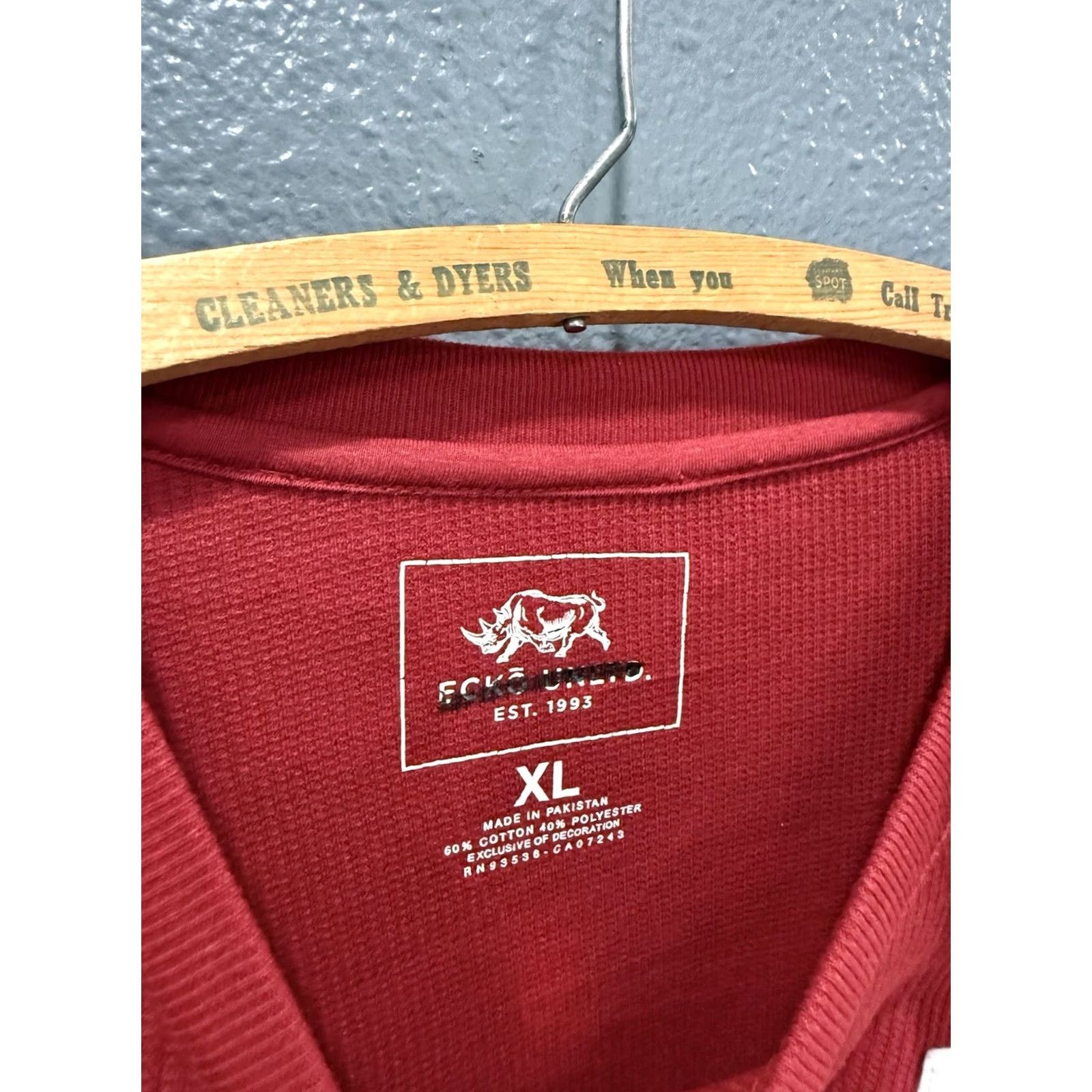 Ecko Unltd. Ecko Unlimited Red Thermal Long Sleeve Men’s Shirt Size XL Brand New NWT Size US XL / EU 56 / 4 - 2 Thumbnail