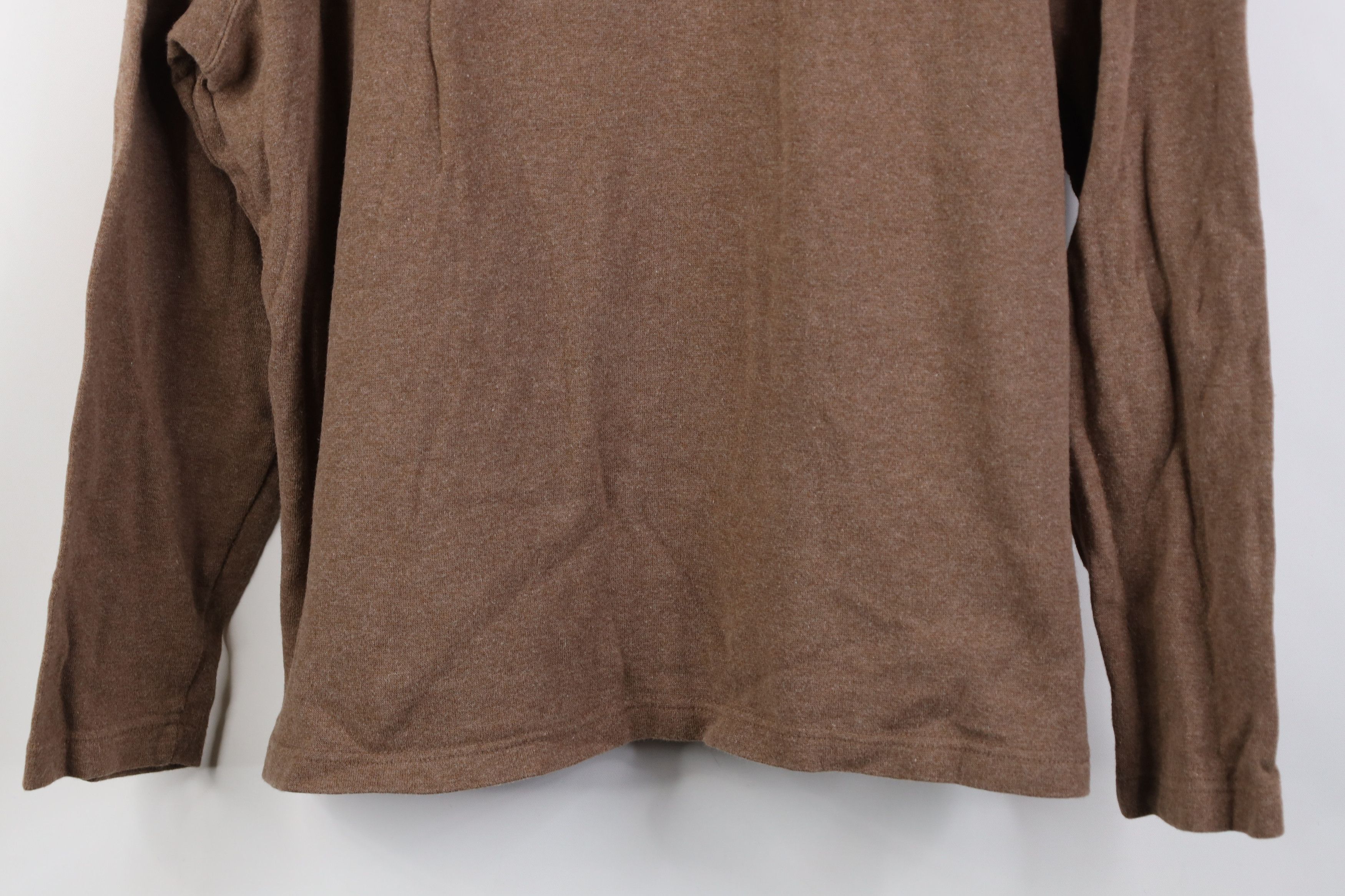 Vintage Vintage 90s Streetwear Mock Neck Long Sleeve T-Shirt USA Size L / US 10 / IT 46 - 3 Thumbnail
