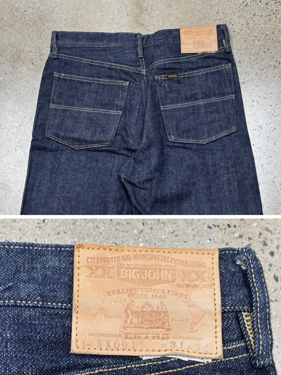 Big John BigJohn xx001 Raw Denim Pant/ Jeans Size US 31 - 3 Thumbnail