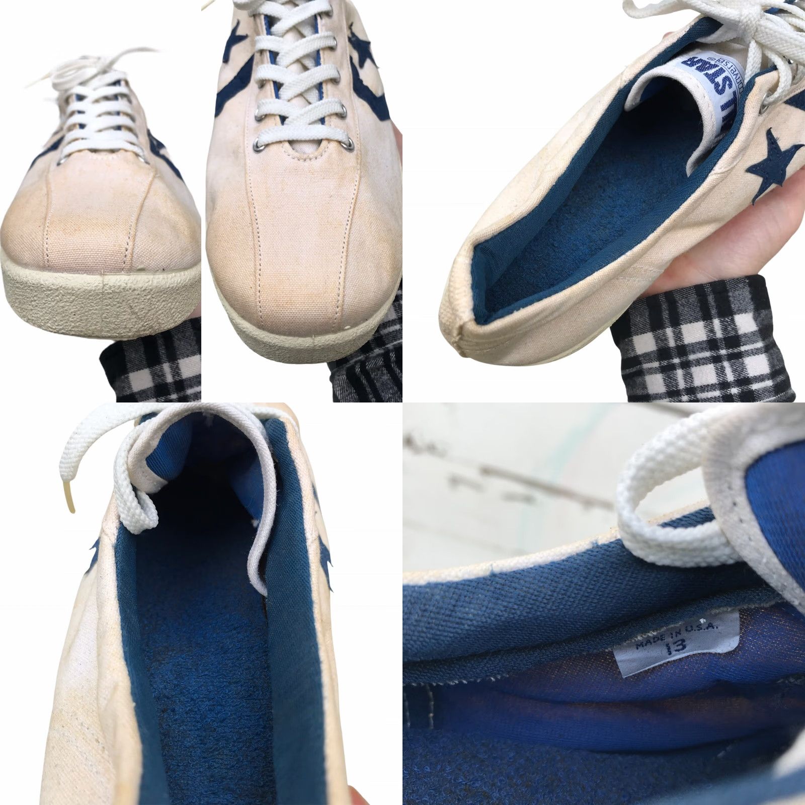 Converse VINTAGE Converse One Star Mens Sneaker | 13 US | Made in USA | Tan | USA Theme | Athletic Shoes Size US 13 / EU 46 - 8 Thumbnail