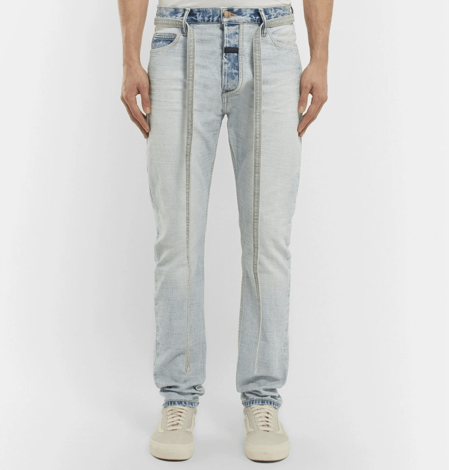 Fear of God $895+ FEAR OF GOD Belted Denim INSIDE OUT Jeans Sixth Size US 32 / EU 48 - 2 Thumbnail
