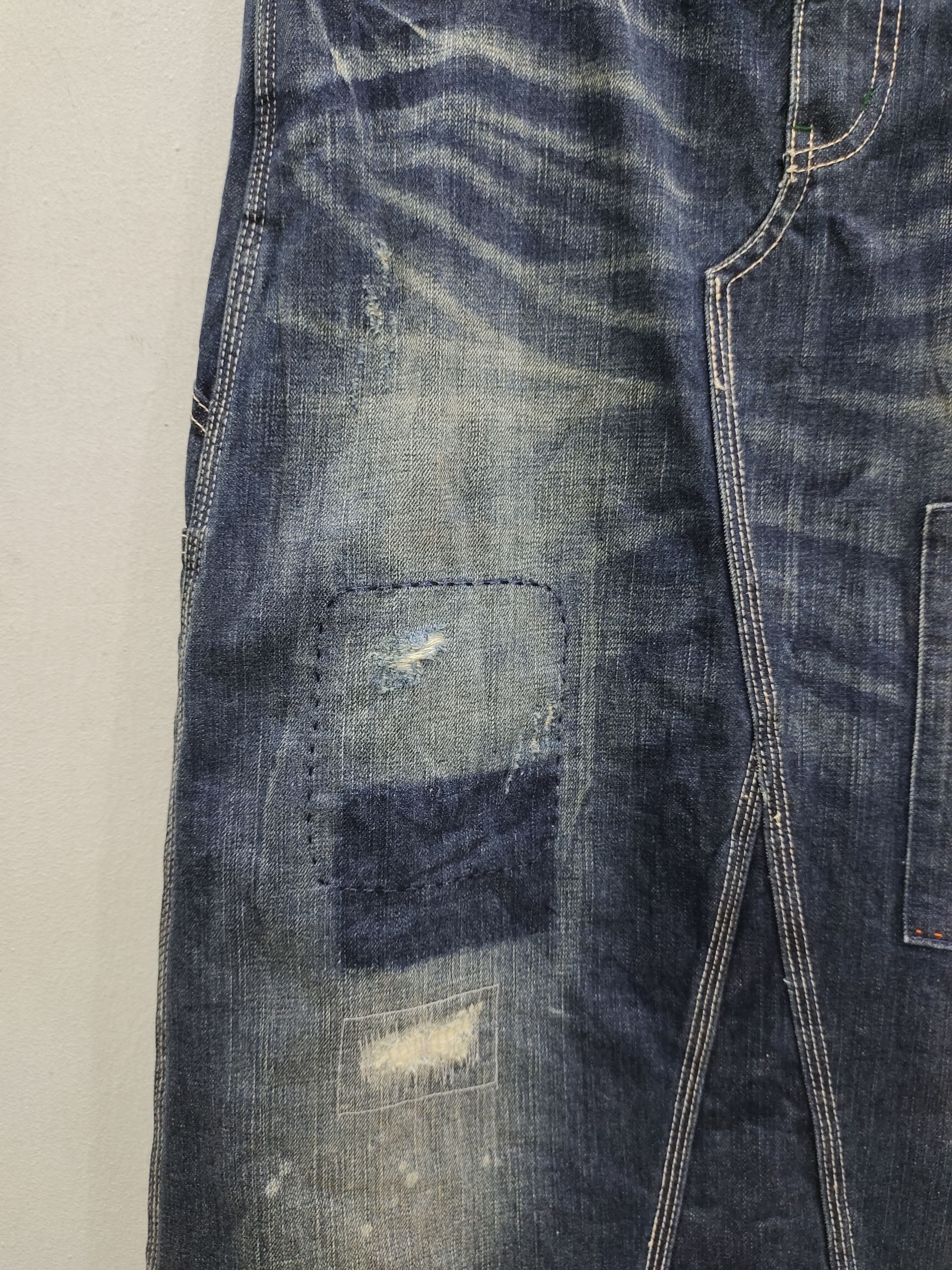 Japanese Brand If six was nine style Maxi Denim Skirt Size 33" - 5 Thumbnail