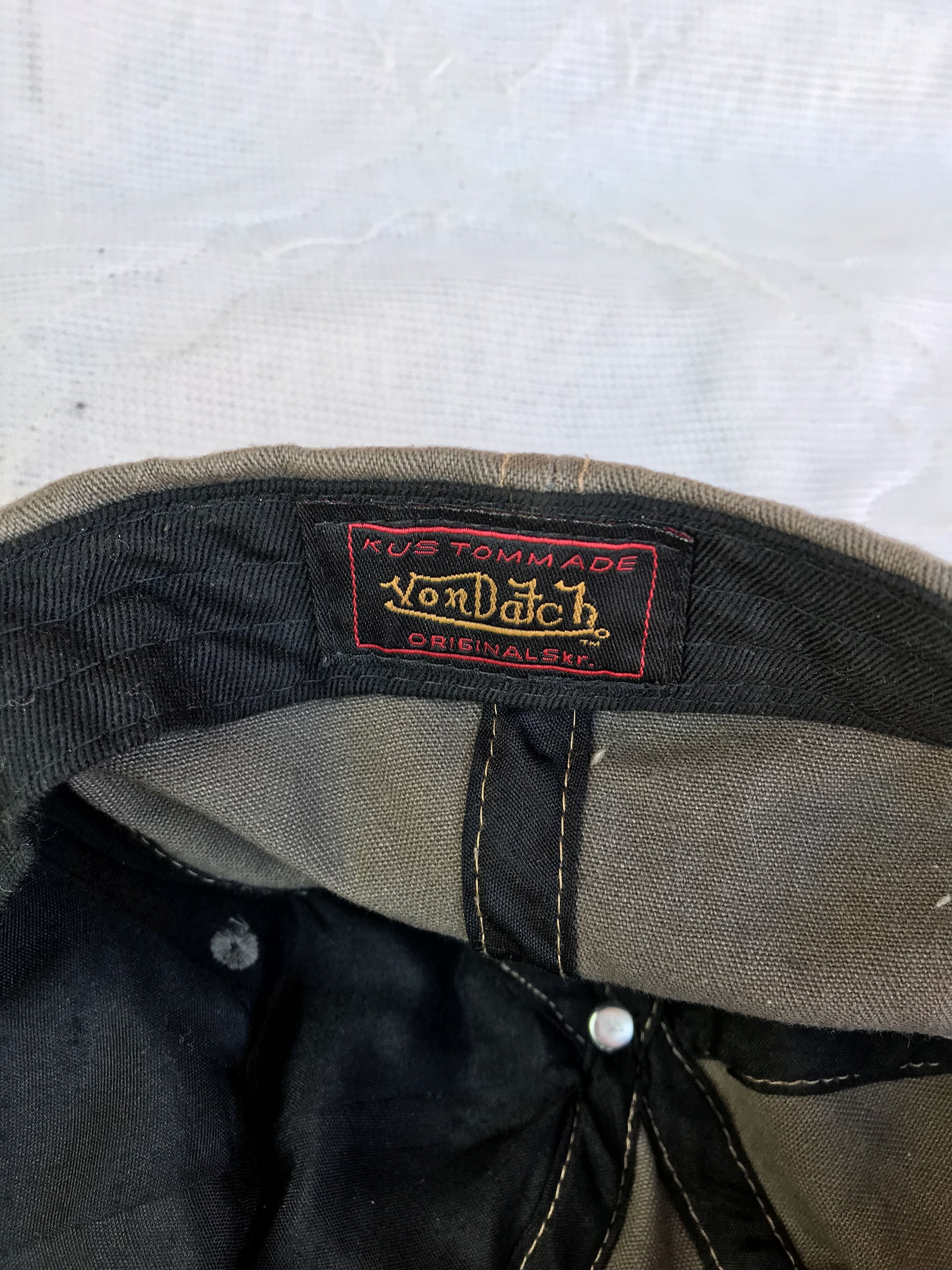 Von Dutch Von Dutch Cap Vintage With Torn Elements Big Logo Hat Y2K Size ONE SIZE - 6 Thumbnail