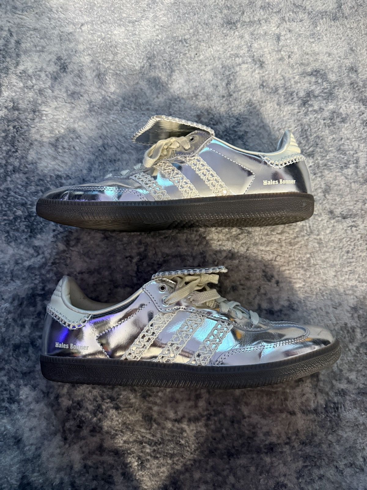 Adidas × Wales Bonner adidas x wales bonner silver sneakers Size US 10 / EU 43 - 1 Thumbnail