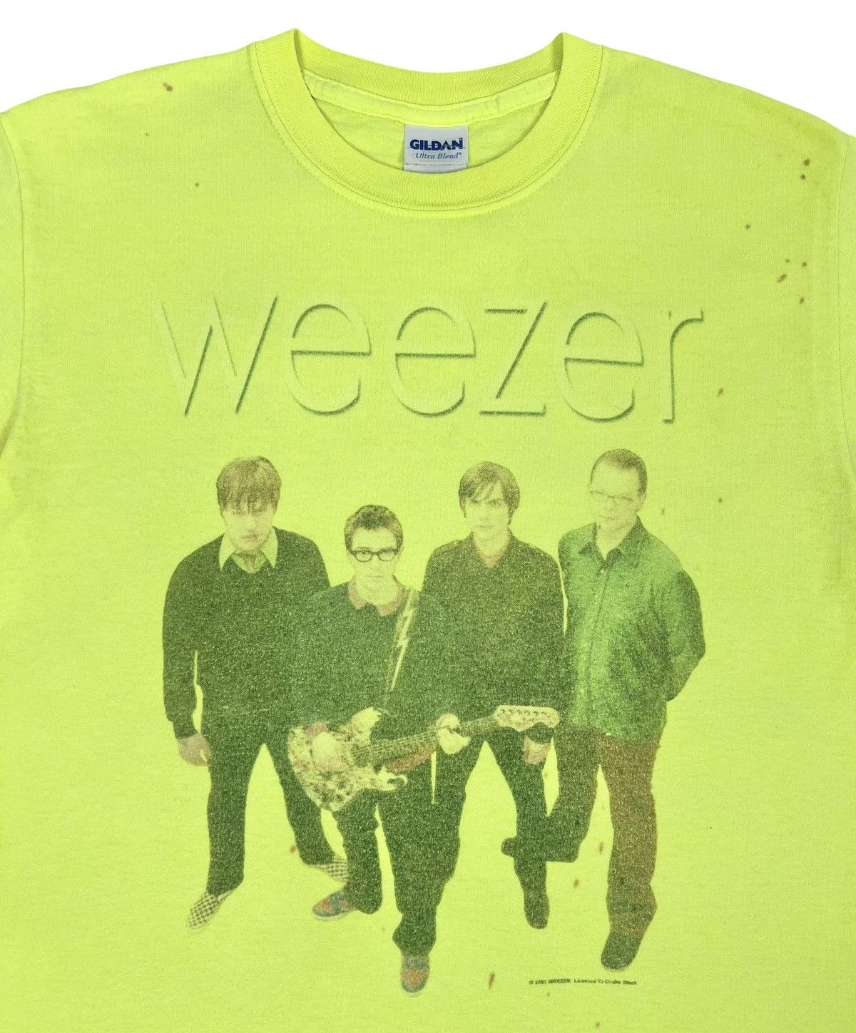 Band Tees × Vintage Vintage Sunfaded Weezer Tee Size US S / EU 44-46 / 1 - 2 Thumbnail