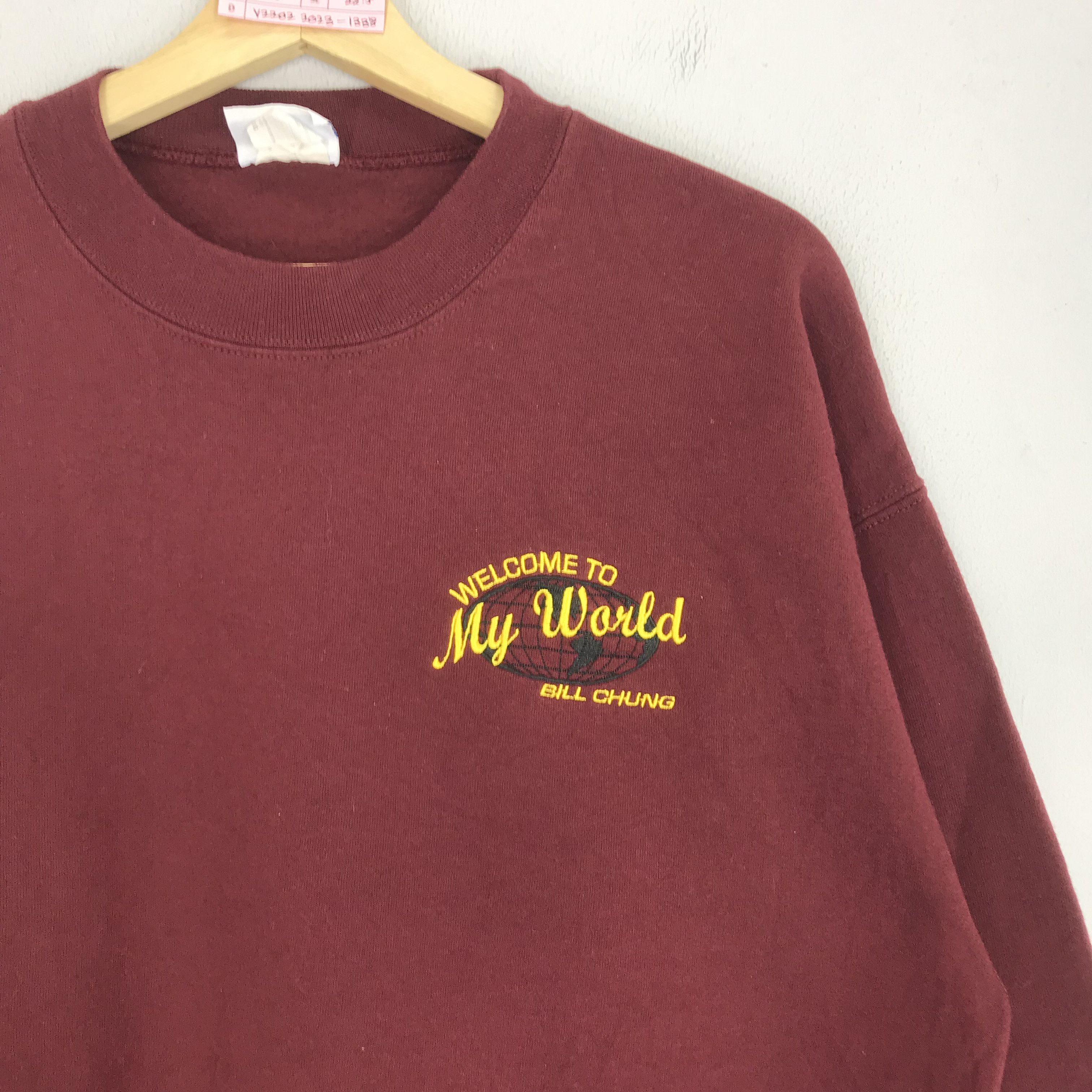 Vintage Vintage Quotes Welcome To My World Sweatshirts Size US L / EU 52-54 / 3 - 5 Thumbnail