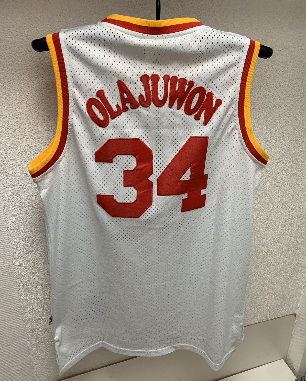 Adidas Olajuwon adidas nba jersey Houston rockets L sz 34 vintage Size US L / EU 52-54 / 3 - 1 Thumbnail
