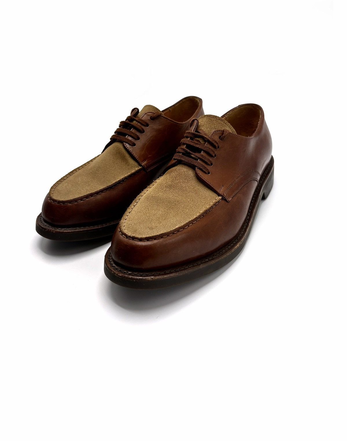 Polo Ralph Lauren Polo Ralph Lauren Two-Tone Split Toe Derby Shoes Size US 9.5 / EU 42-43 - 1 Thumbnail