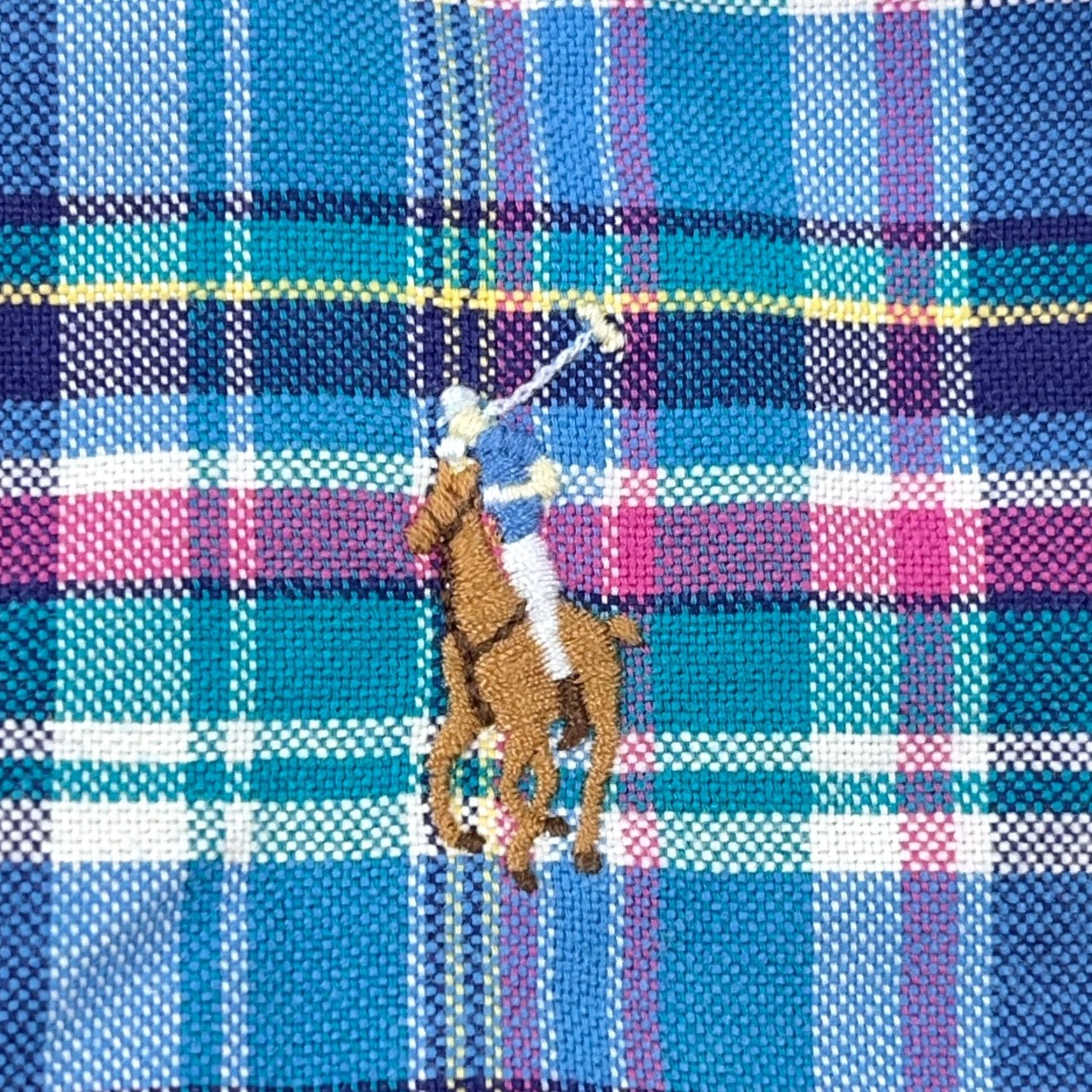 Ralph Lauren Ralph Lauren Shirt Men 2XL Blue Pink Plaid Oxford Classic Fit Button-Down Casual Multi-Season Mens Size US XXL / EU 58 / 5 - 5 Thumbnail