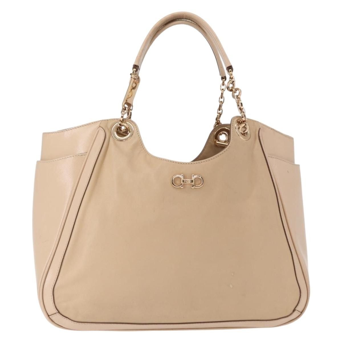 Salvatore Ferragamo Salvatore Ferragamo Betulla Chain Tote Leather Size ONE SIZE - 1 Thumbnail