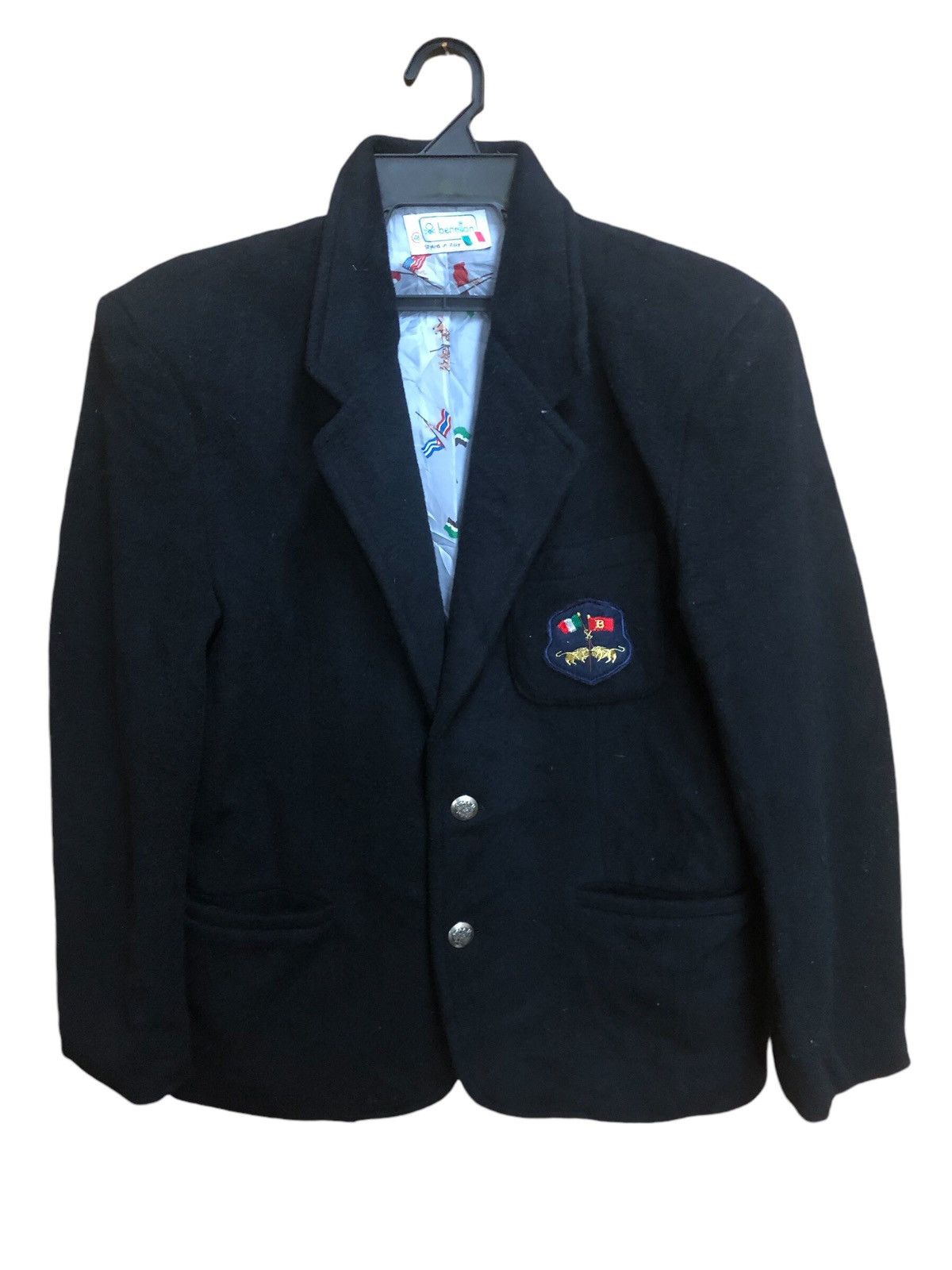 Benetton × United Colors Of Benetton Benetton style In Italy Wool Blend Coat Size US M / EU 48-50 / 2 - 1 Thumbnail