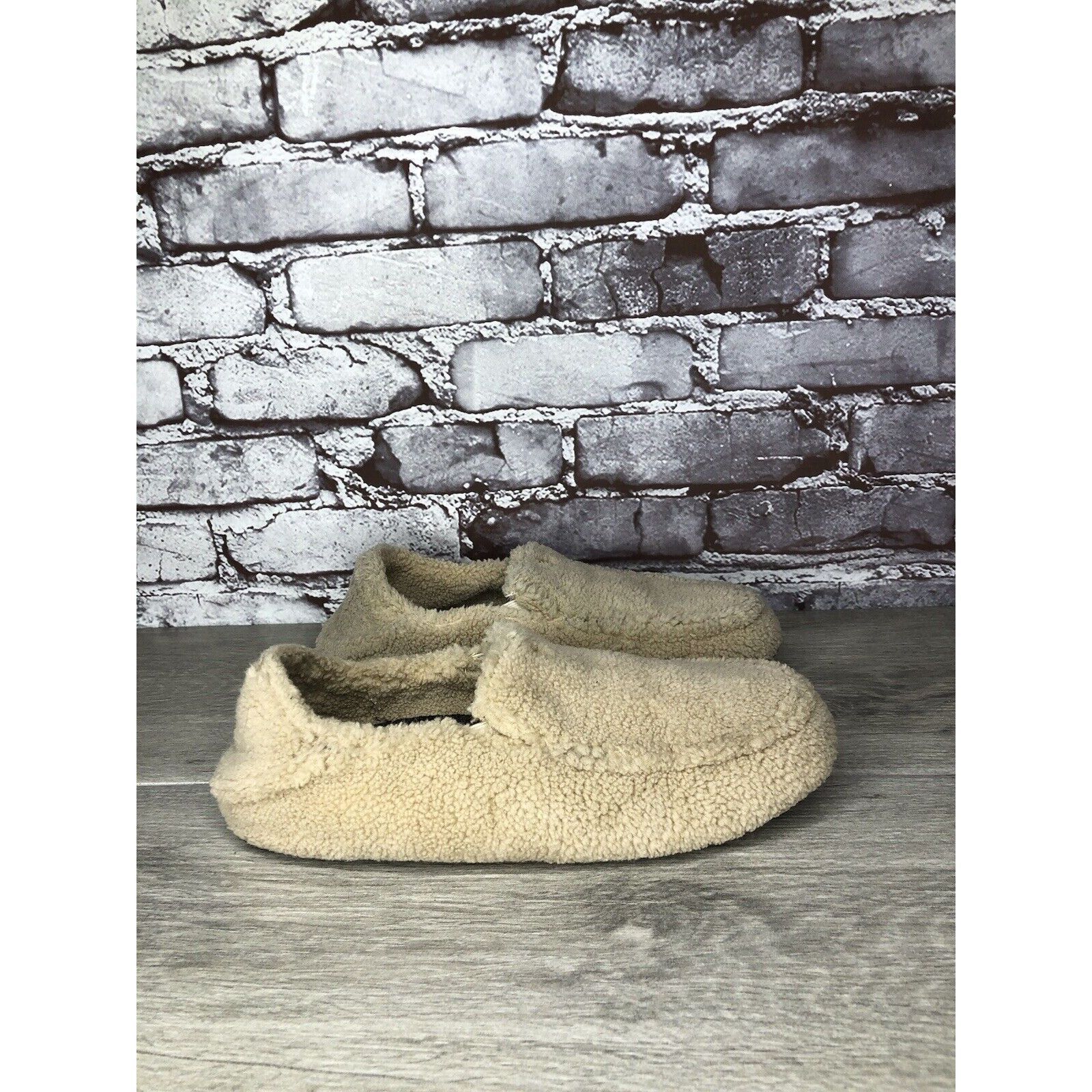 Olukai OLUKAI Nohea Heu Tan Sandbar Faux Fur Slippers Loafers Shoes Size US 8 / IT 38 - 13 Thumbnail
