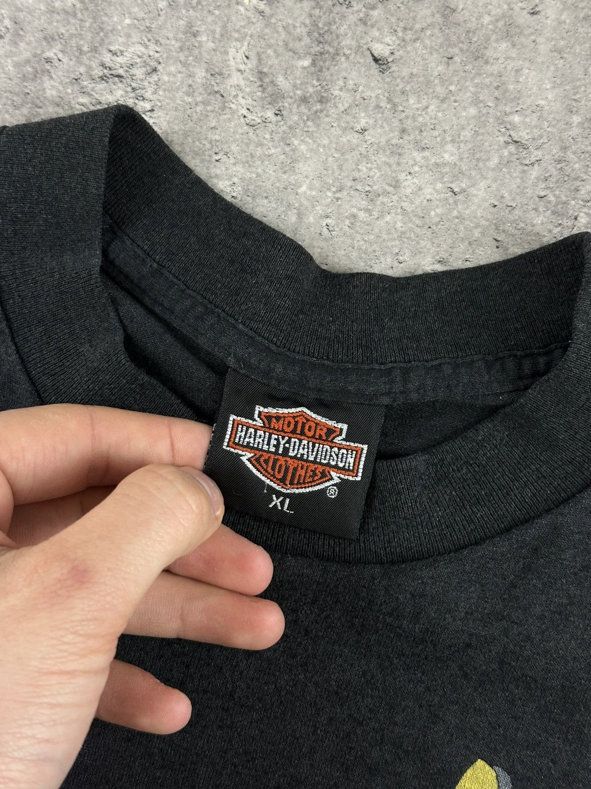 Harley Davidson T-shirt tee Harley Davidson 3D emblem for wath 1991 Size US L / EU 52-54 / 3 - 4 Thumbnail