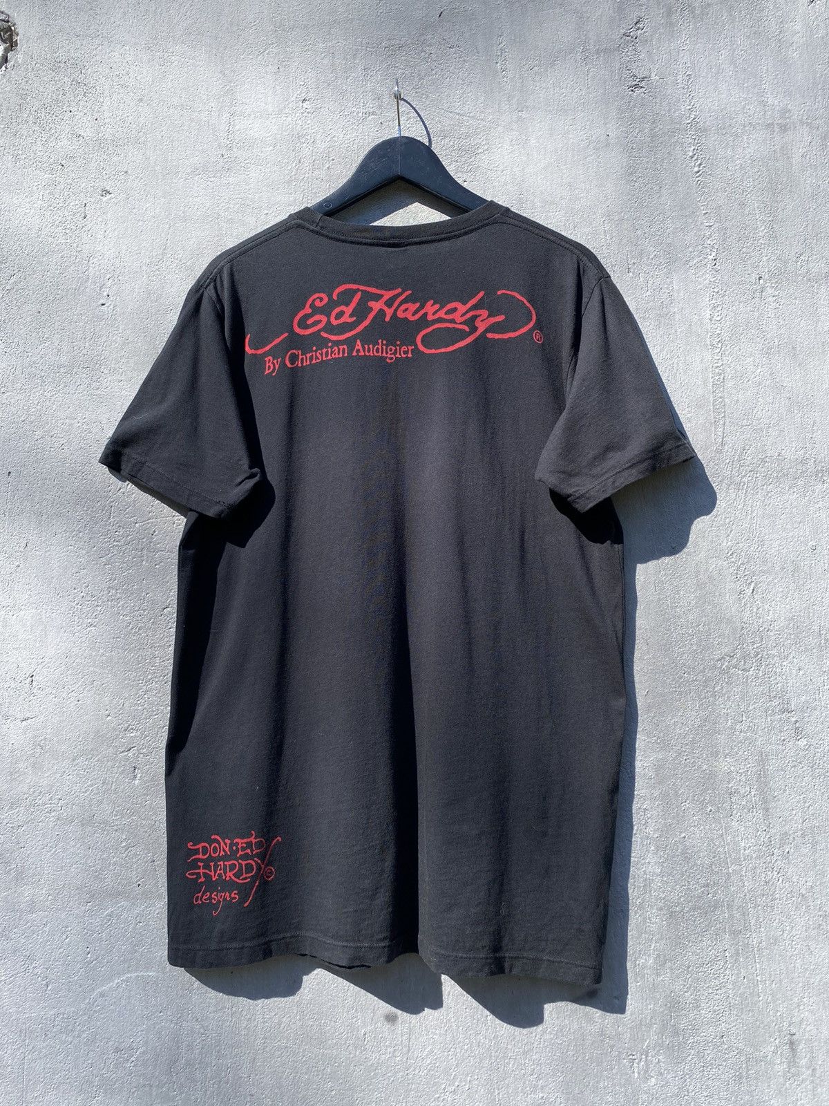 Christian Audigier Vintage Ed Hardy Love Kills Slowly T Shirt Tee Size US L / EU 52-54 / 3 - 5 Thumbnail