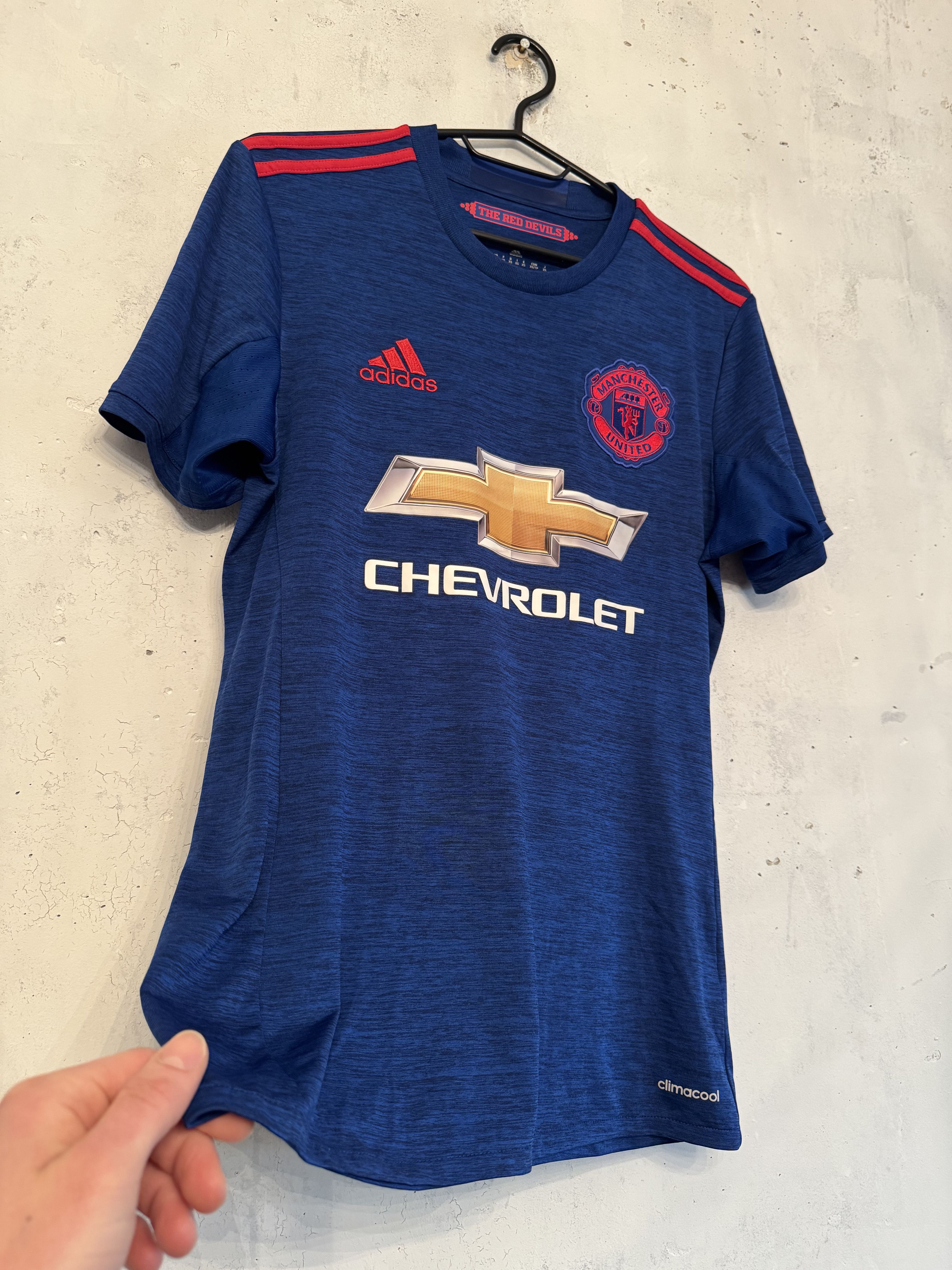 Adidas Manchester United 2016 2017 Away Football Soccer Shirt Size US XS / EU 42 / 0 - 3 Thumbnail
