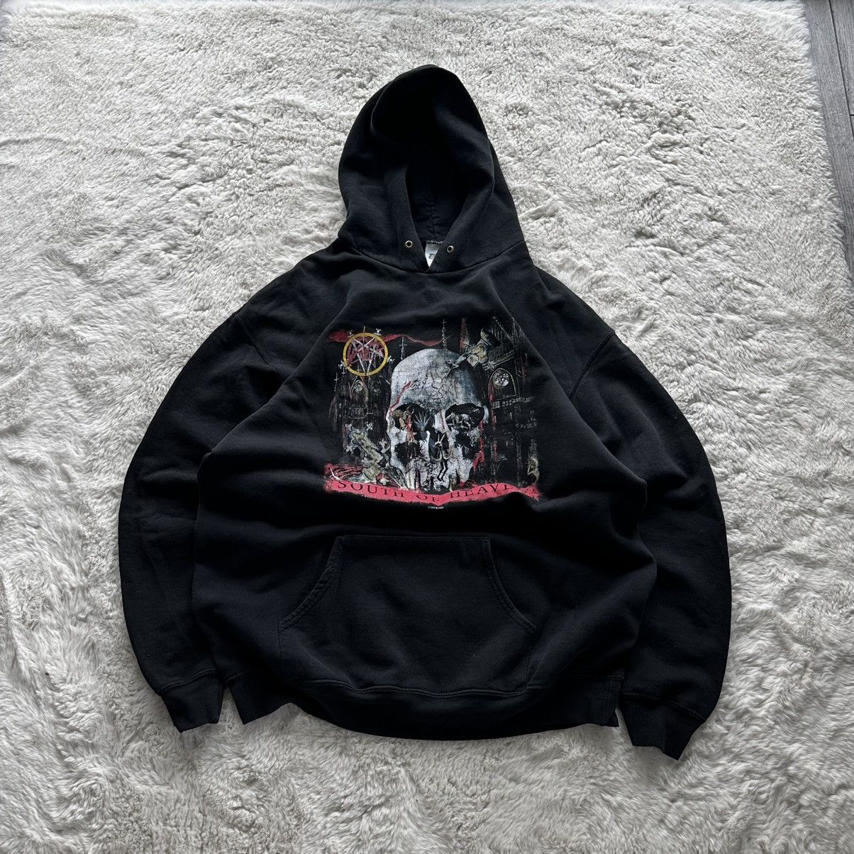 Vintage vintage slayer south of heaven hoodie 2004 Size US L / EU 52-54 / 3 - 1 Thumbnail
