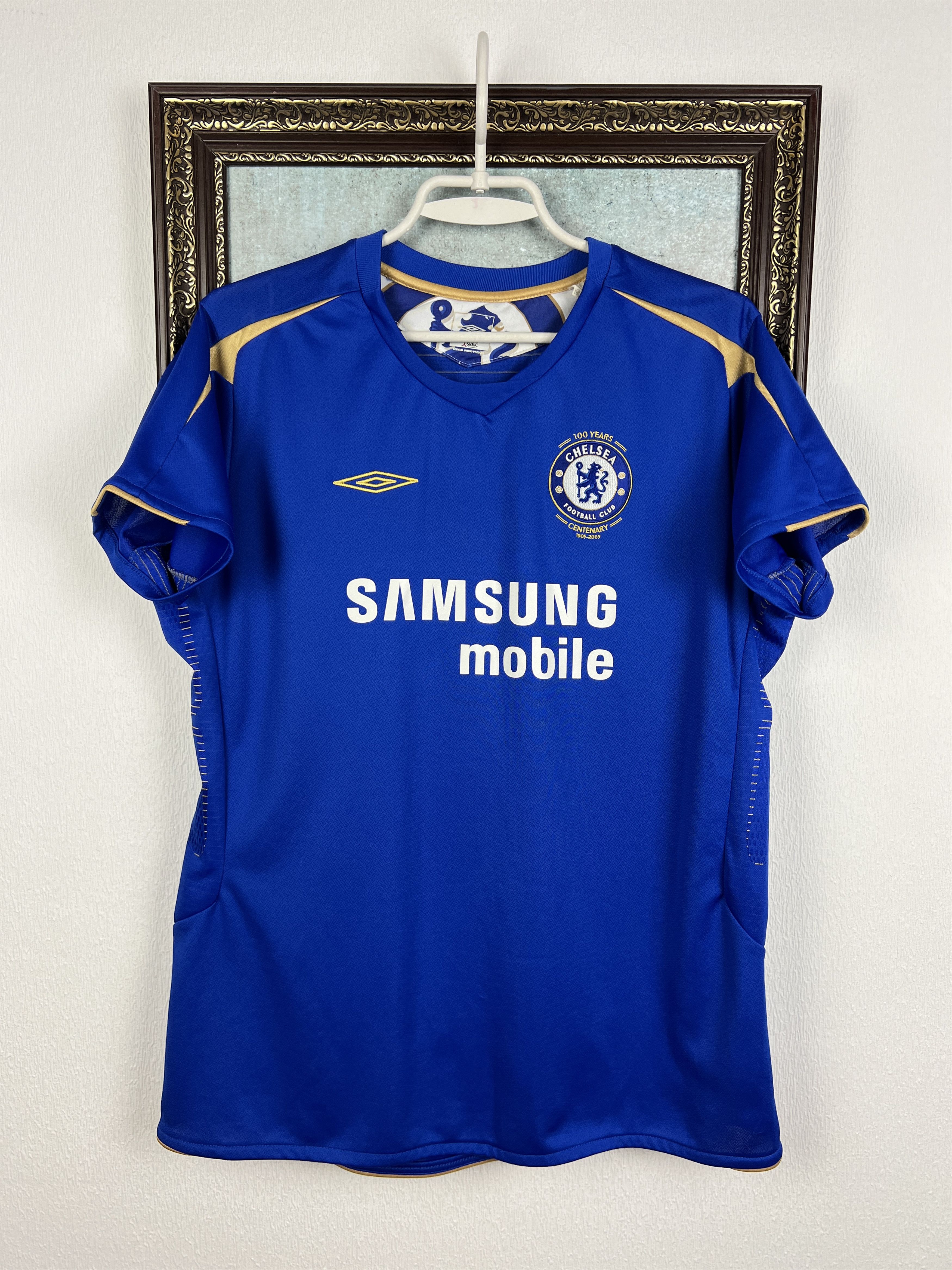 Umbro Chelsea Home football shirt 2005 Soccer Umbro Jersey Trikot Size M / US 6-8 / IT 42-44 - 1 Thumbnail