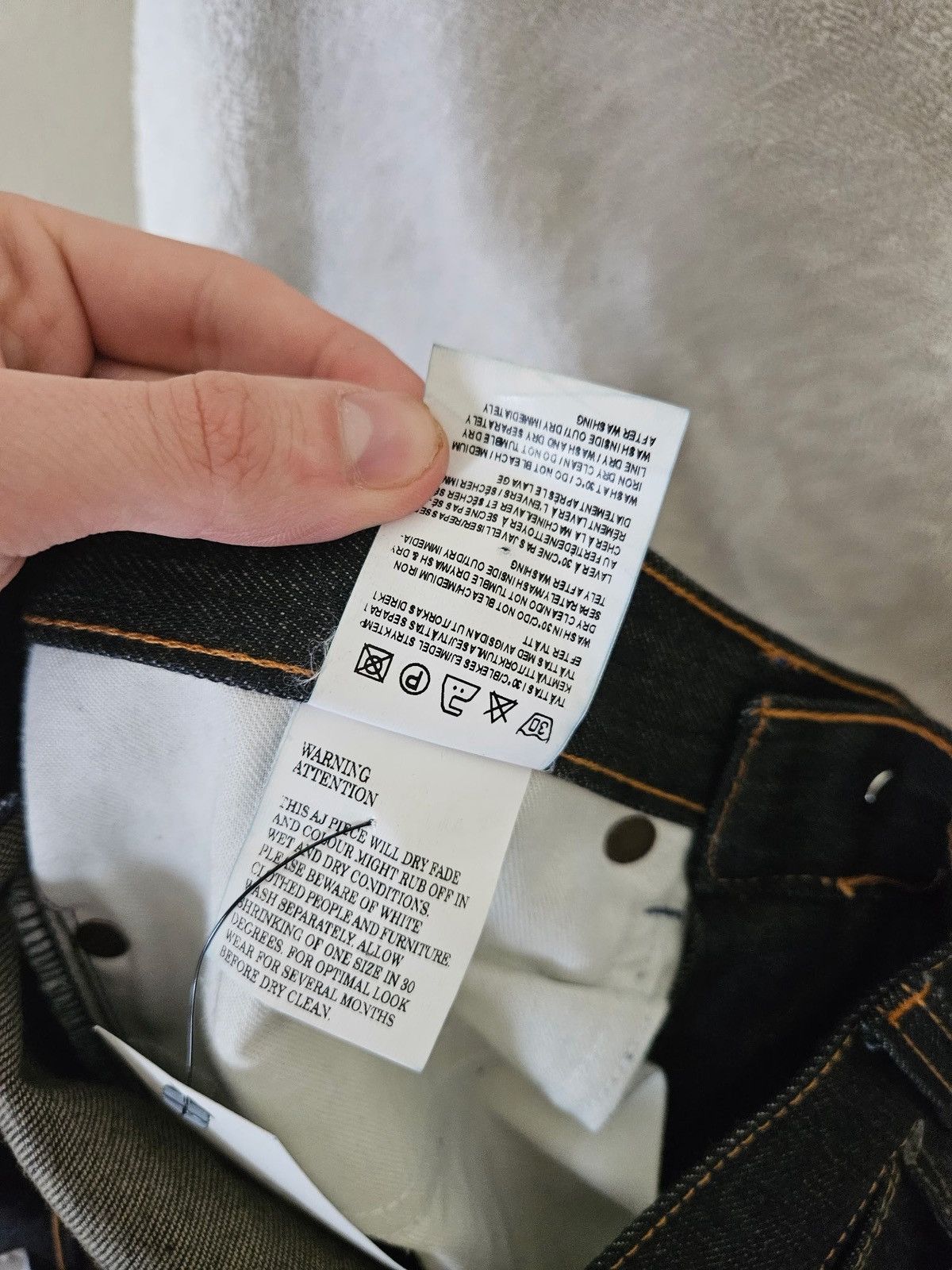 Acne Studios Max Raw Blue Denim Jeans Size US 30 / EU 46 - 7 Thumbnail