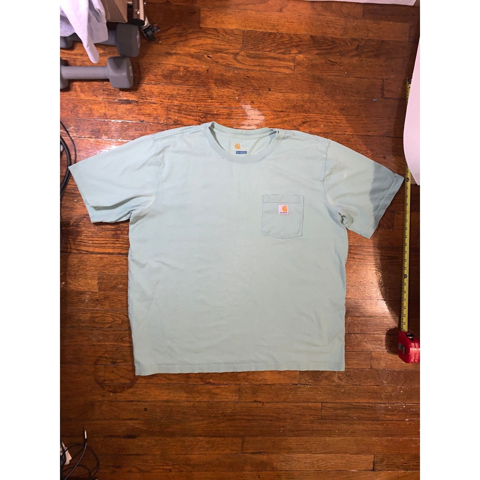 Carhartt Carhartt Pocket T Shirt 2XL Green Relaxed Fit Workwear Tee Size US XXL / EU 58 / 5 - 1 Thumbnail