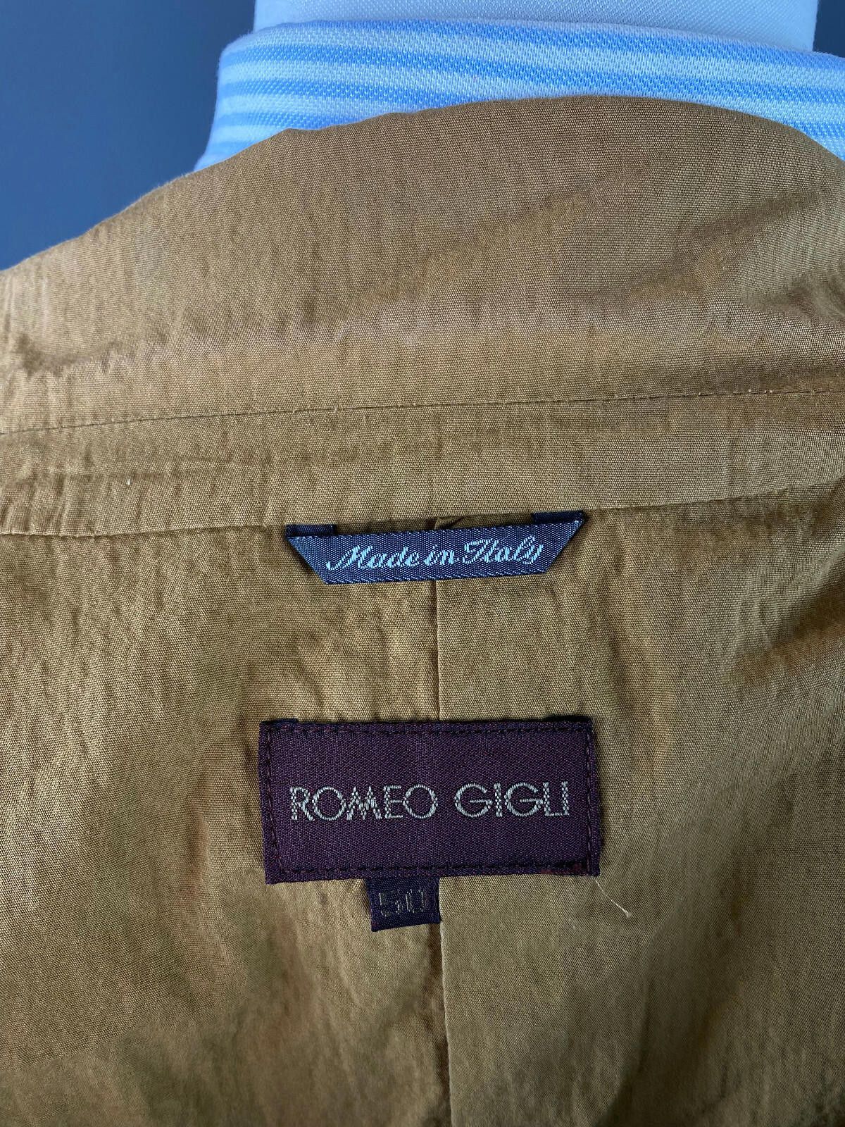 Romeo Gigli Men Romeo Gigli Cotton Three Button Blazer Jacket Size 50 Size US M / EU 48-50 / 2 - 9 Thumbnail