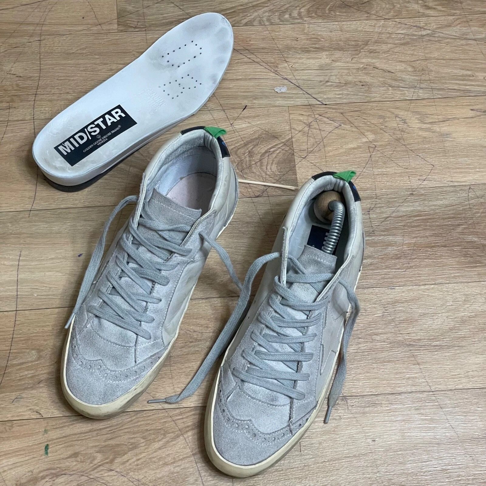 Golden Goose Golden Goose Sneakers MID STAR GGDB High Top Leather womens Size US 8 / IT 38 - 4 Thumbnail