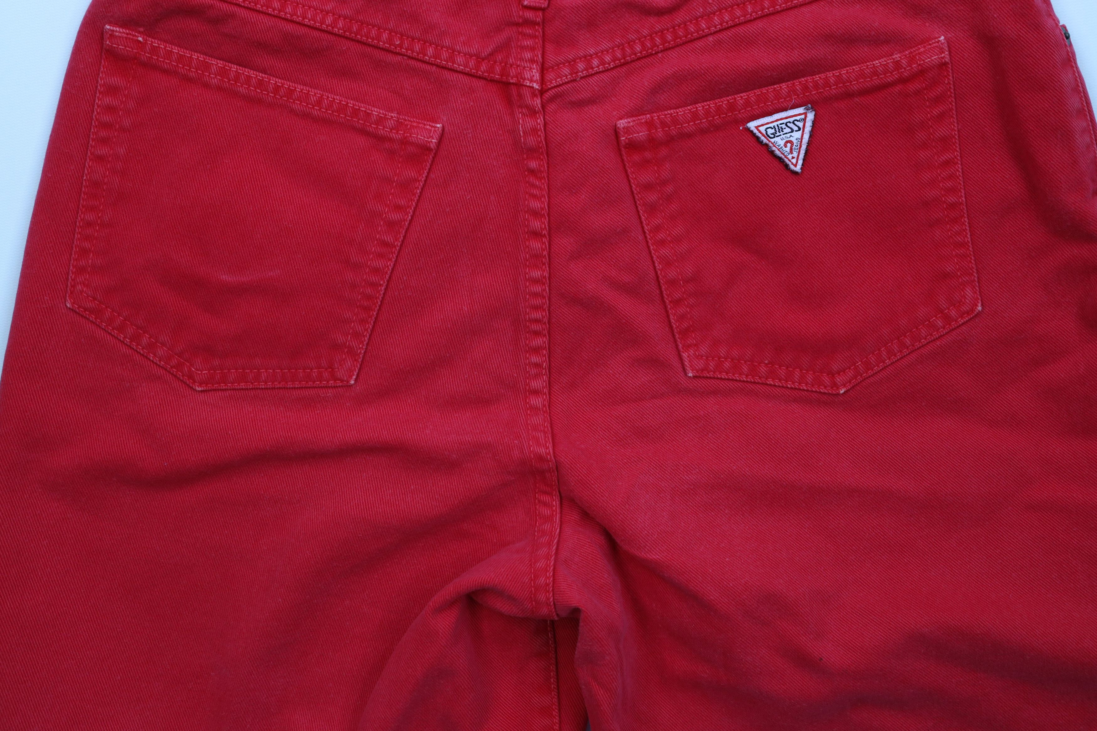 Guess Vintage 90s Guess Spell Out Button Fly Denim Jean Shorts USA Size 26" / US 2 / IT 38 - 12 Thumbnail
